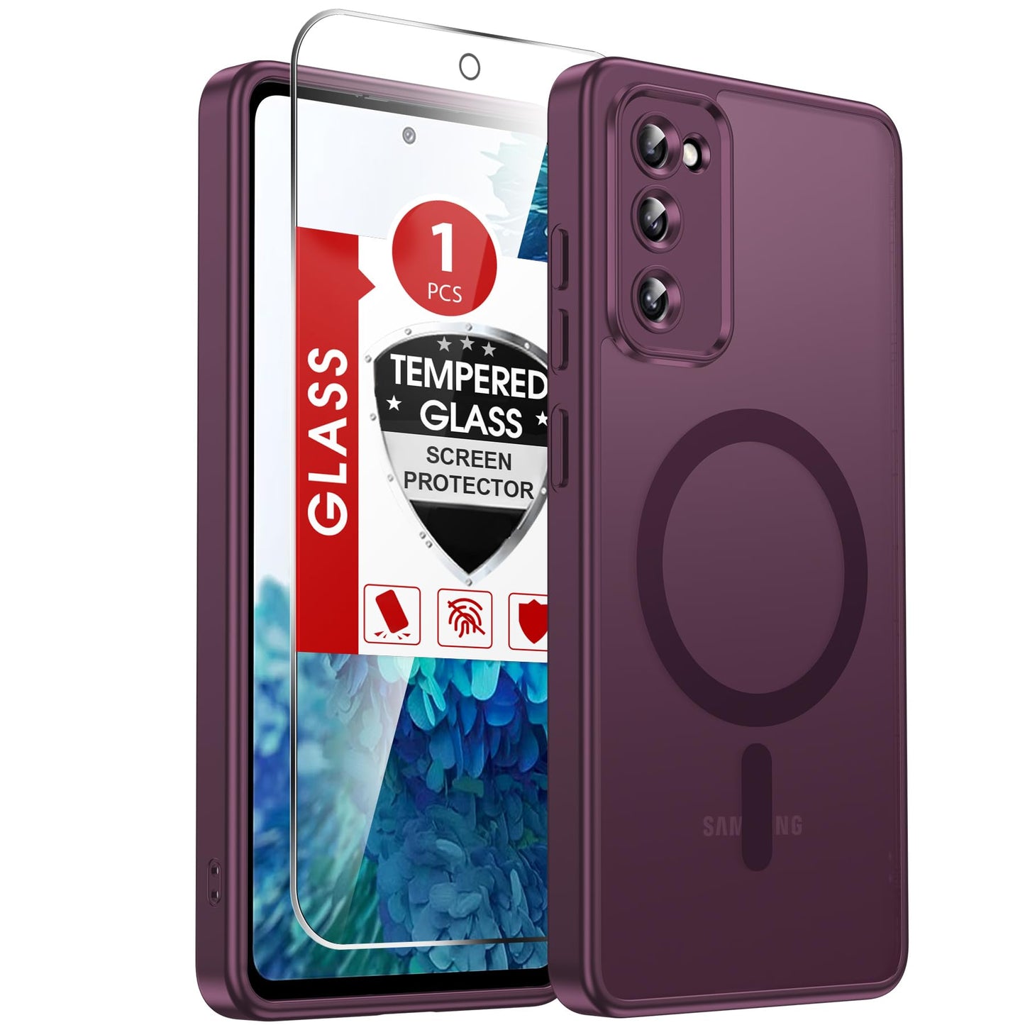 LeYi for Samsung Galaxy A57-5G Phone Case: MagSafe Fit 2 X Screen Protector