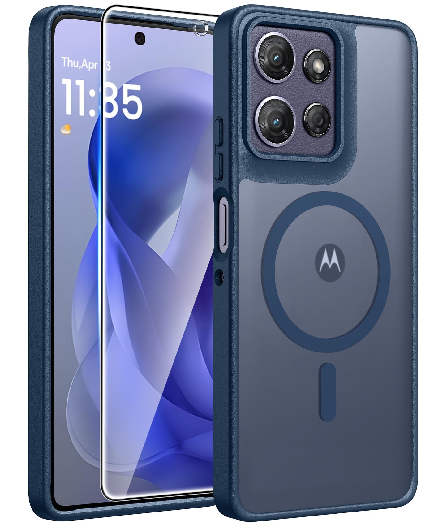 FNTCASE for Moto G Stylus 5G 2026 Case: Motorola G Stylus 2025 Case [Compatible with Magsafe] Translucent Matte Cases with [Screen Protector] Military Grade Shockproof Protective Phone Cover