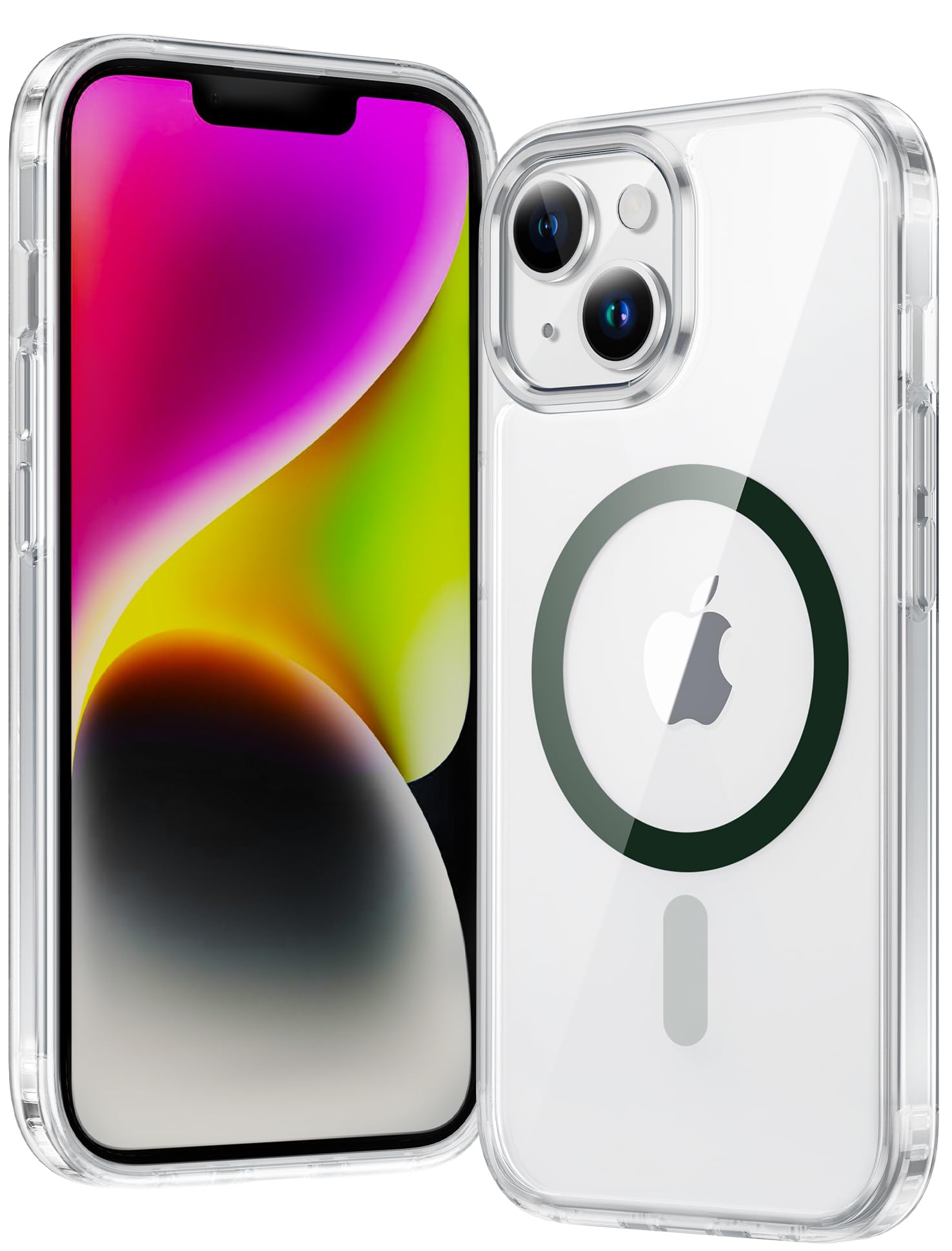 FNTCASE for Motorola Moto G-Power-5G-2026 Case: for Moto G Power 2025 Case Clear Slim Anti Yellowing Cell Phone Cover - Rugged Shockproof Protective Bumper Transparent Phonecase (Clear Magnetic)