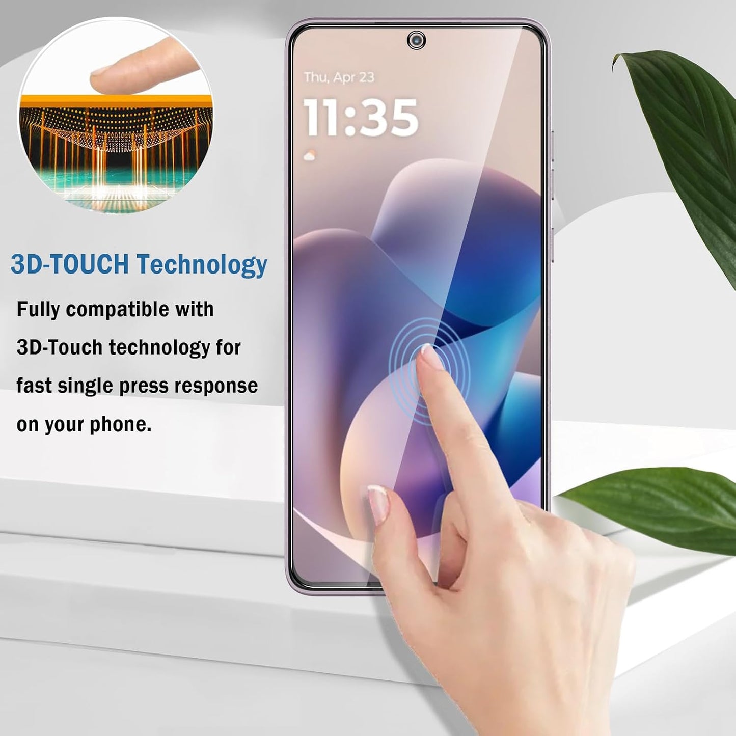 2 Pack Compatible with Moto G Stylus 2026/2025 Screen Protector,Full Coverage 9H Tempered Glass Film,HD Clear Scratch Resistant,Bubble-Free for Moto G Stylus 5G 2026 Screen Protector