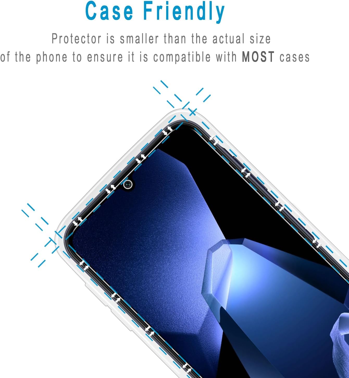 2 Pack Privacy Screen Protector for Samsung Galaxy A26 5G