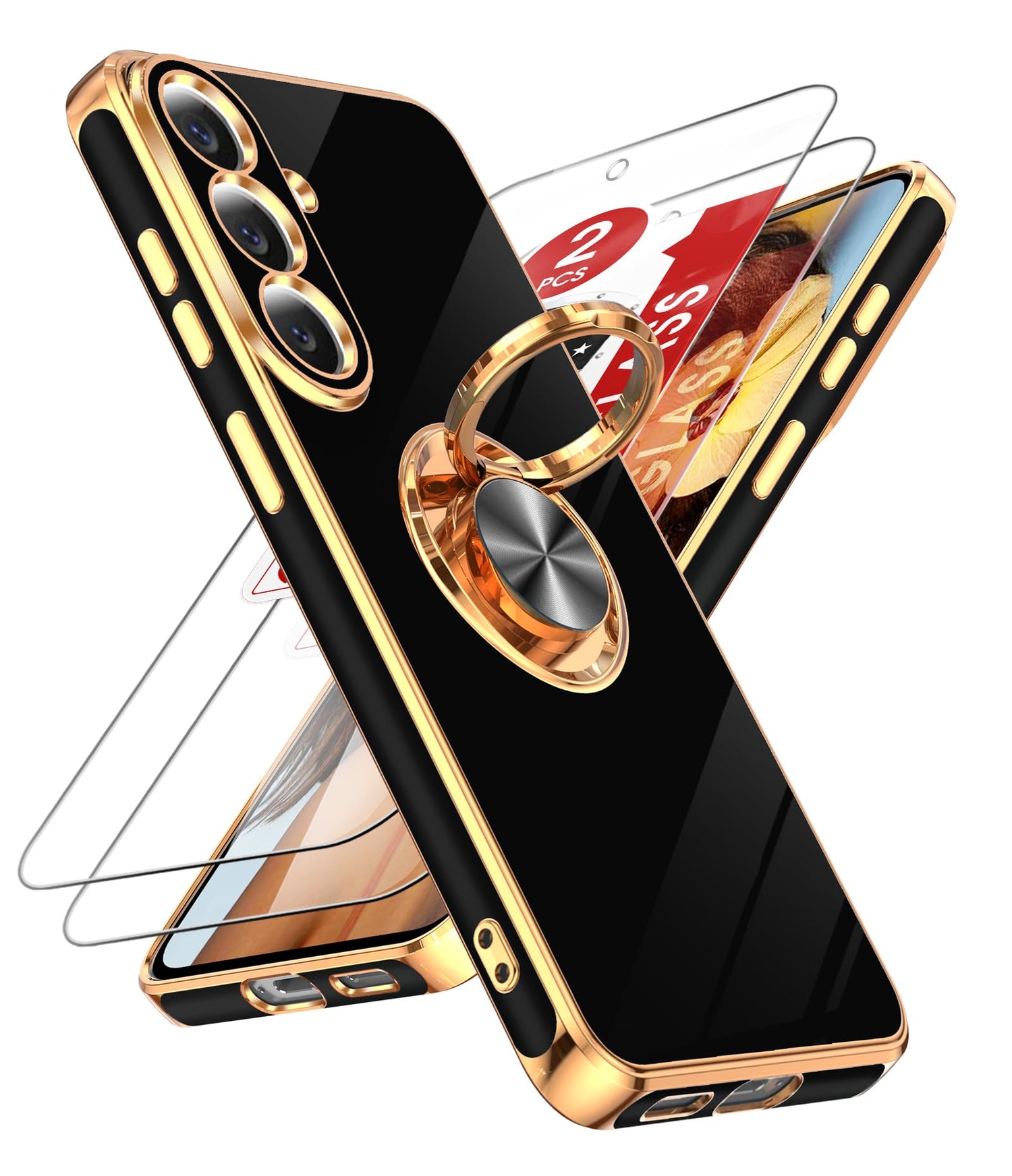 LeYi for Galaxy A37 5G Phone Case with 360°Rotatable Magnetic Kickstand