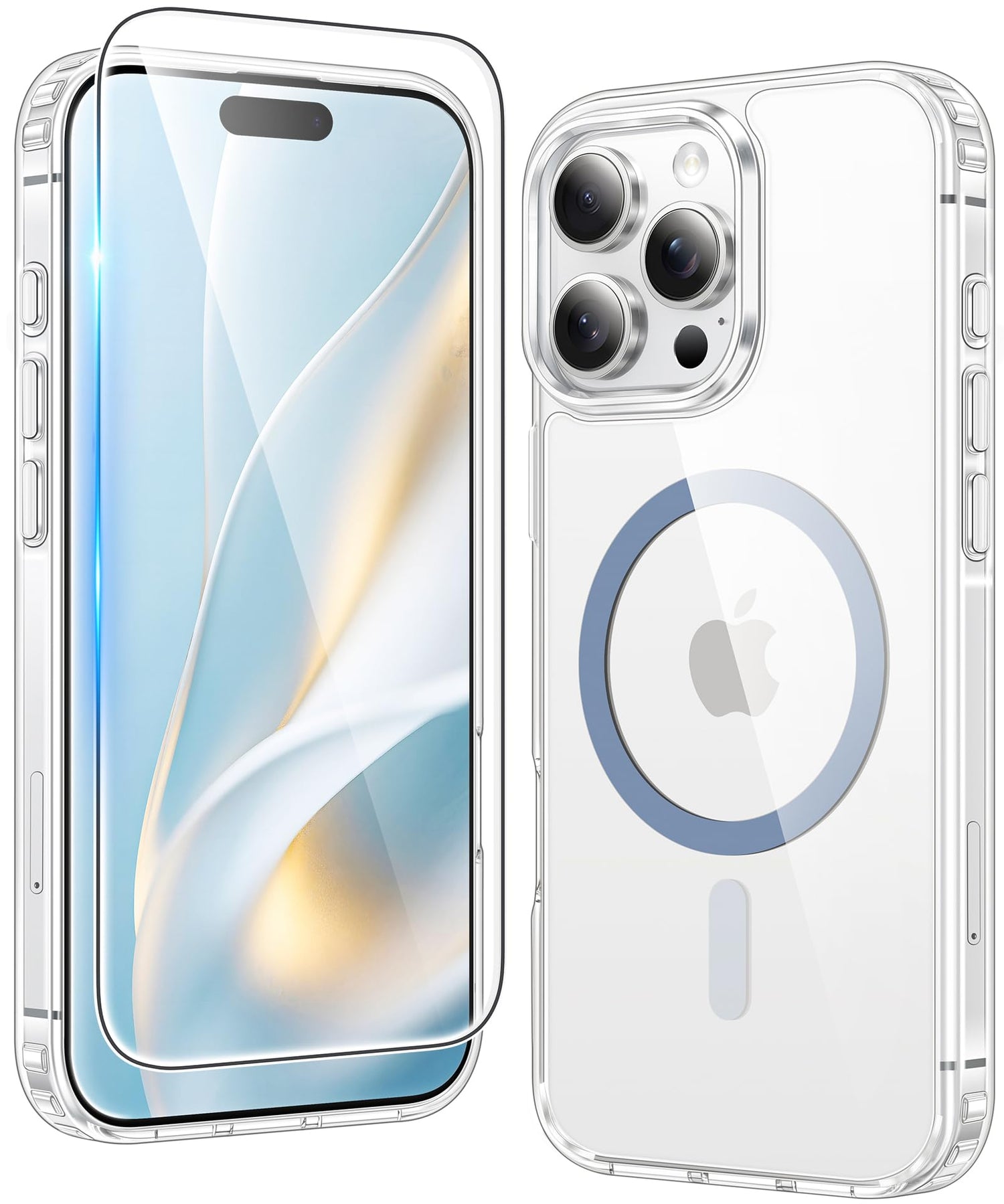 FNTCASE for Motorola Moto G-Power-5G-2026 Case: for Moto G Power 2025 Case Clear Slim Anti Yellowing Cell Phone Cover - Rugged Shockproof Protective Bumper Transparent Phonecase (Clear Magnetic)