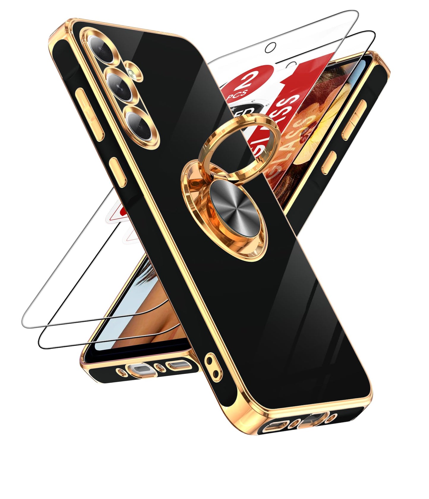 LeYi for Galaxy A37 5G Phone Case with 360°Rotatable Magnetic Kickstand