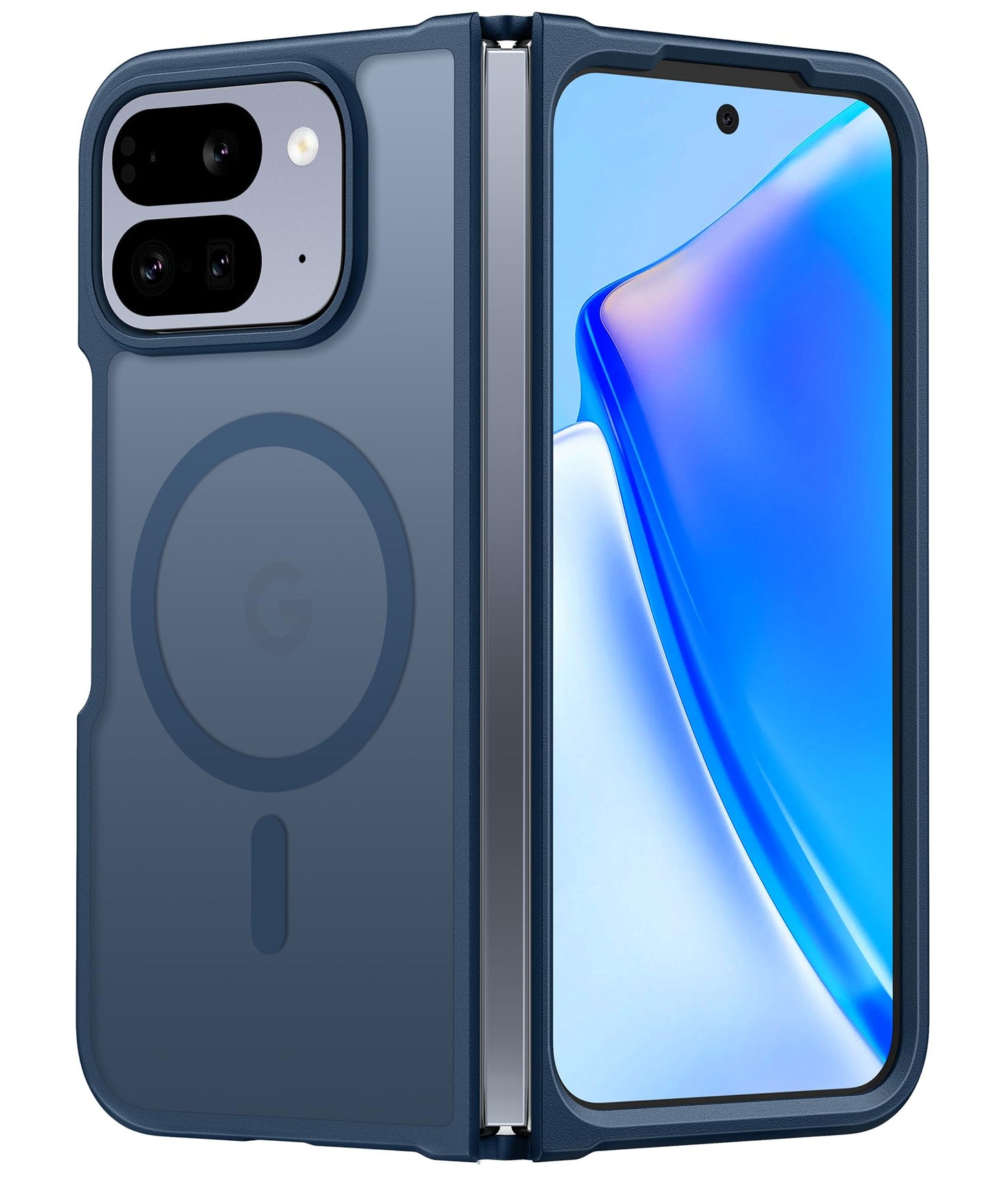 FNTCASE for Motorola Edge 2026 Magnetic Case: [Compatible with Magsafe] Translucent Matte Cases with [Screen Protector] Military Grade Shockproof Protective Phone Cover(6.5 inch/Black)