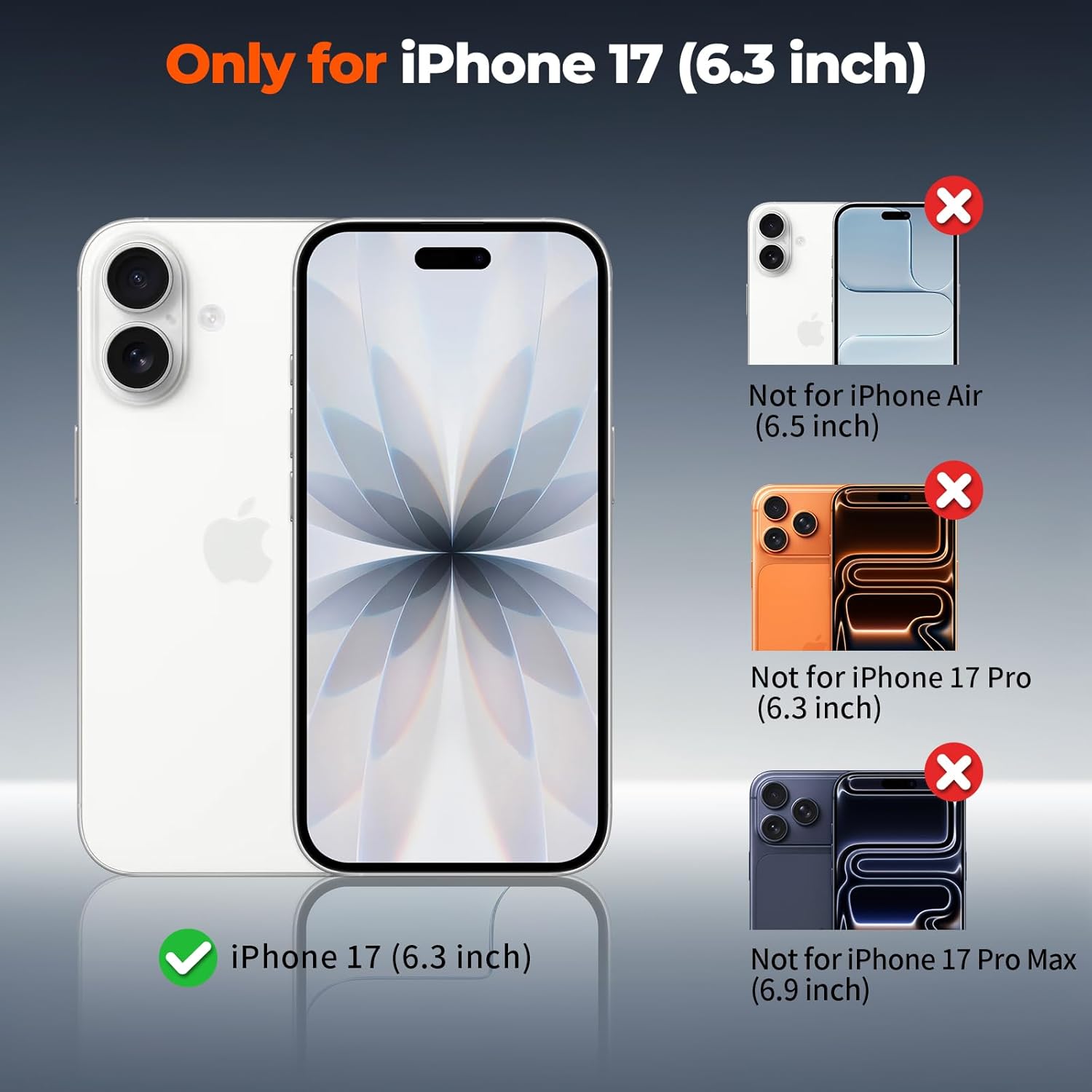 Magnetic for iPhone 17 Case, Upgraded [Camera Control Button] [Full Camera Protection] [with 1 Screen Protector] Translucent Matte Shockproof Protective Phone Cover, Mist Blue