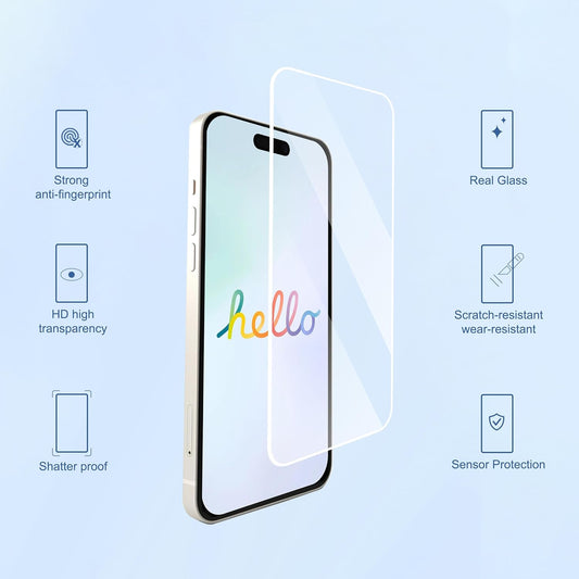 Ailun 3 Pack Screen Protector for iPhone 17 [6.3 inch] + 3 Pack Camera Lens Protector with Installation Frame,Dynamic Island Compatible,Case Friendly Tempered Glass[Not for iPhone 17 Pro/Pro Max/Air]