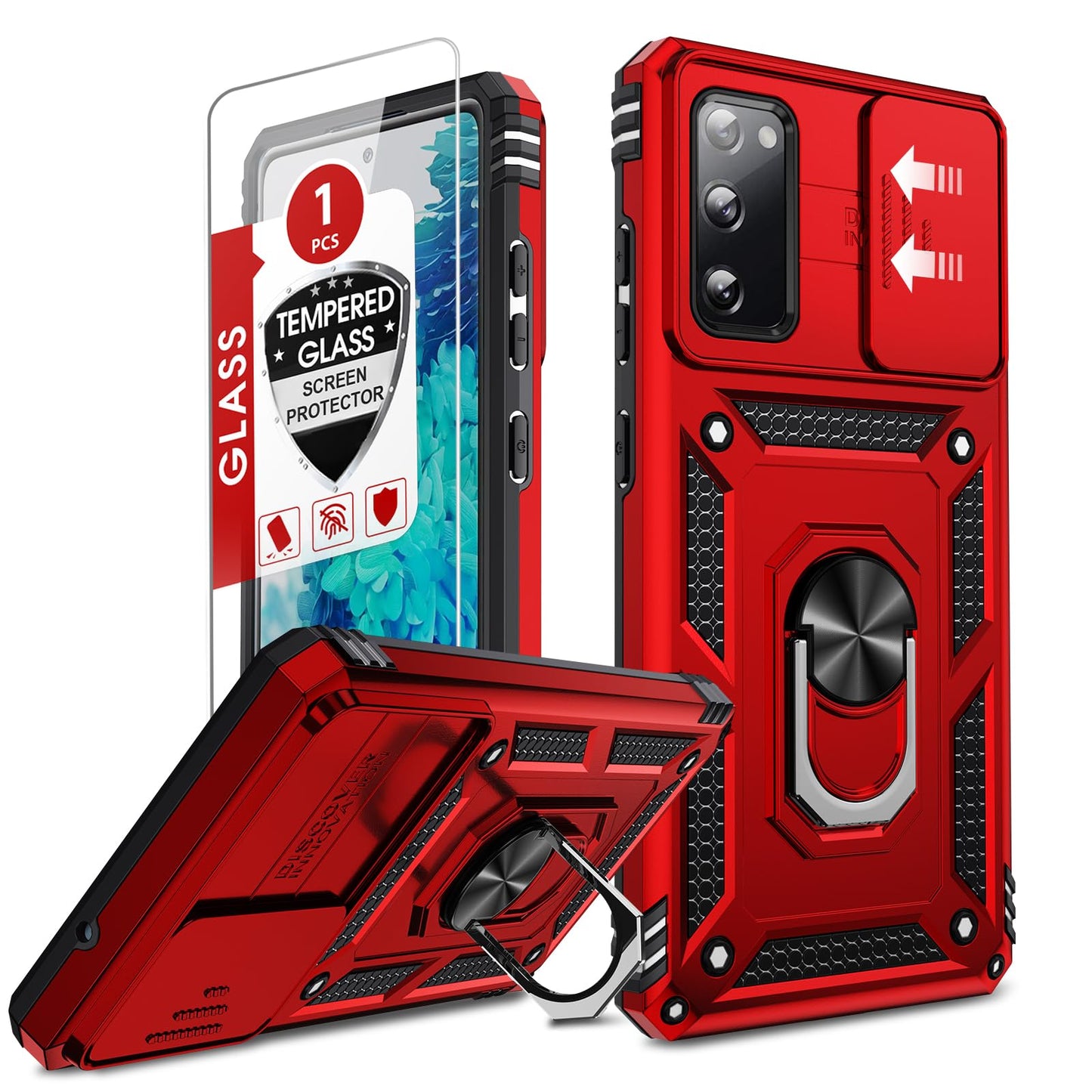 LeYi for Motorola Moto G Stylus 2025-Case: 【𝐍𝐨𝐭 𝐅𝐢𝐭 𝐌𝐨𝐭𝐨 𝐆 𝟐𝟎𝟐𝟓】Moto G Stylus 2026 Case 5G, Slide Camera Cover Screen Protector, Tough Armor Android Unlocked Phone Magnetic Stand, Black