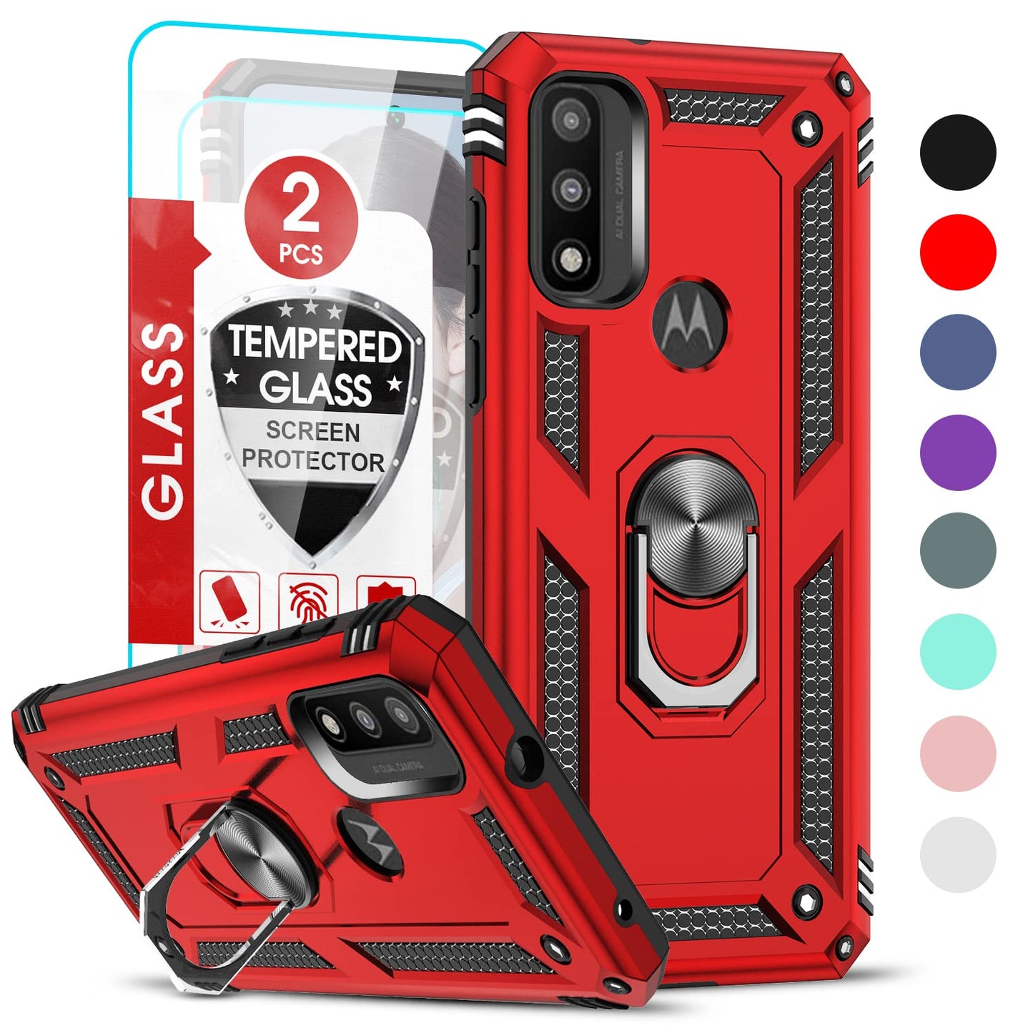 LeYi for Motorola Moto G Stylus 2025-Case: 【𝐍𝐨𝐭 𝐅𝐢𝐭 𝐌𝐨𝐭𝐨 𝐆 𝟐𝟎𝟐𝟓】Moto G Stylus 2026 Case 5G, Slide Camera Cover Screen Protector, Tough Armor Android Unlocked Phone Magnetic Stand, Black