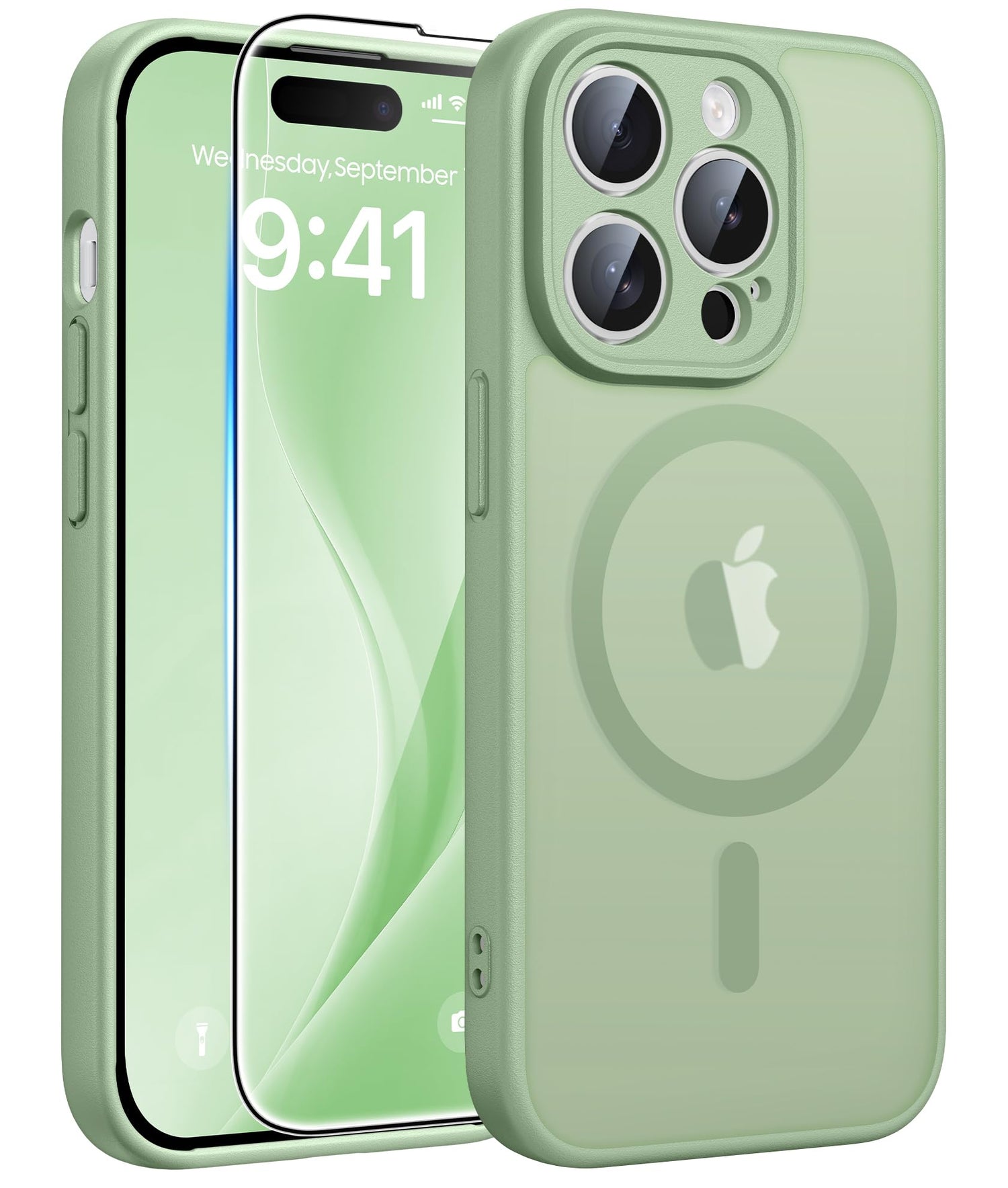 FNTCASE for Motorola Edge 2026 Magnetic Case: [Compatible with Magsafe] Translucent Matte Cases with [Screen Protector] Military Grade Shockproof Protective Phone Cover(6.5 inch/Black)