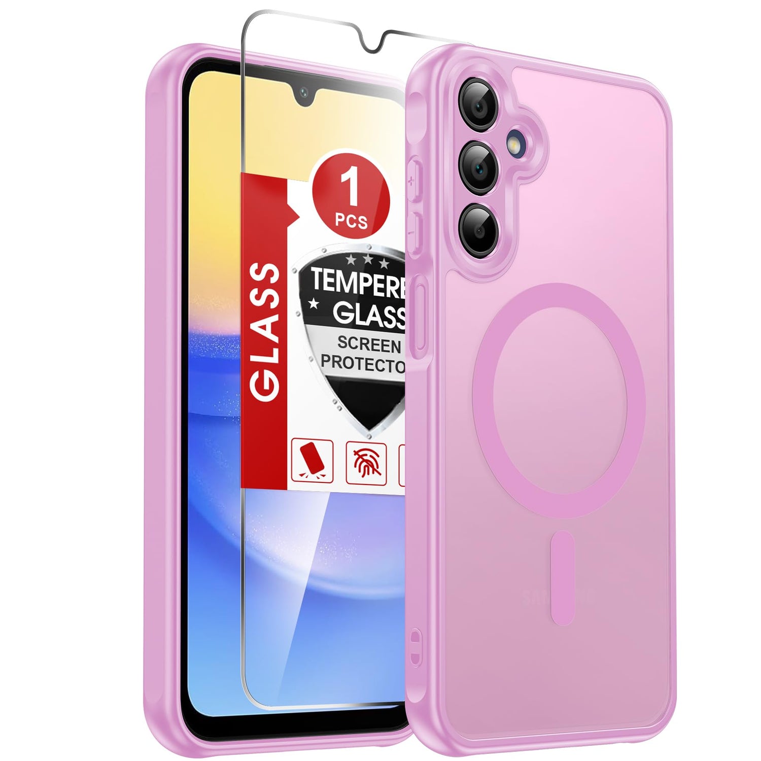 LeYi for Motorola Moto G-2026 Phone Case: Moto G Play 2026/2025 Case with [2 Packs] Screen Protector, [MagSafe Fit] Raised Camera Guard, Matte Translucent Slim para Moto G 2026/2025 Case, Black