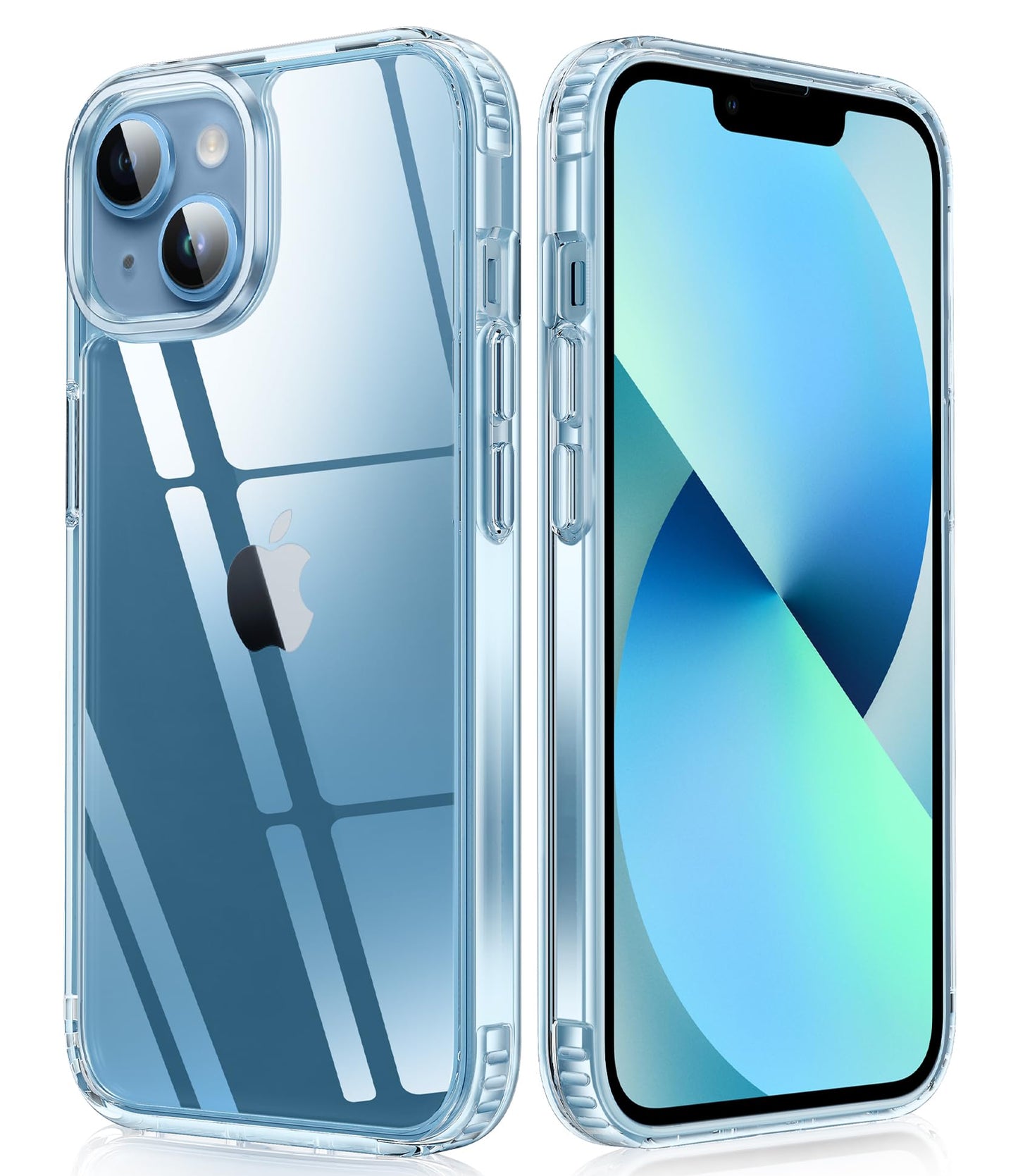 FNTCASE for iPhone 17 Case Clear: Magnetic Phone Cases with Screen Protector Drop Proof Compatible with Magsafe Slim Anti Yellowing Rugged Shockproof Protective Transparent Cell Cover (A-Clear)
