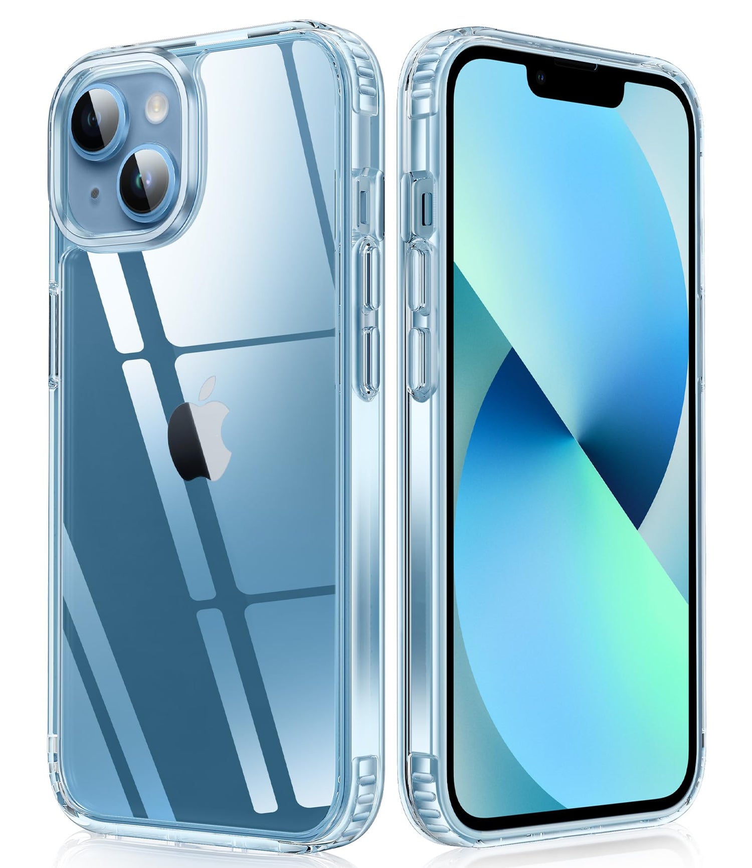 FNTCASE for iPhone 17 Case Clear: Magnetic Phone Cases with Screen Protector Drop Proof Compatible with Magsafe Slim Anti Yellowing Rugged Shockproof Protective Transparent Cell Cover (A-Clear)