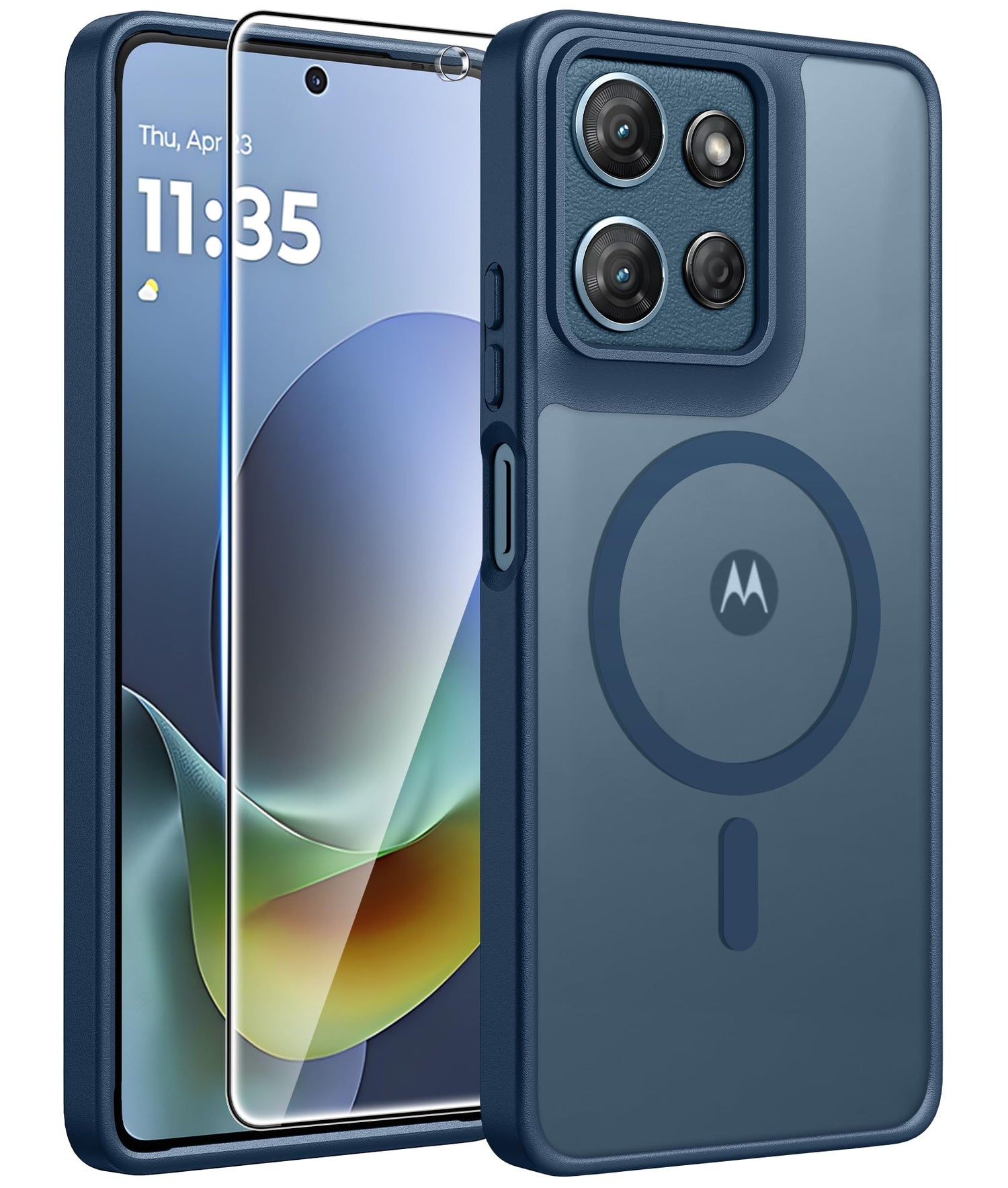 FNTCASE for Moto G Stylus 5G 2026 Case: Motorola G Stylus 2025 Case [Compatible with Magsafe] Translucent Matte Cases with [Screen Protector] Military Grade Shockproof Protective Phone Cover
