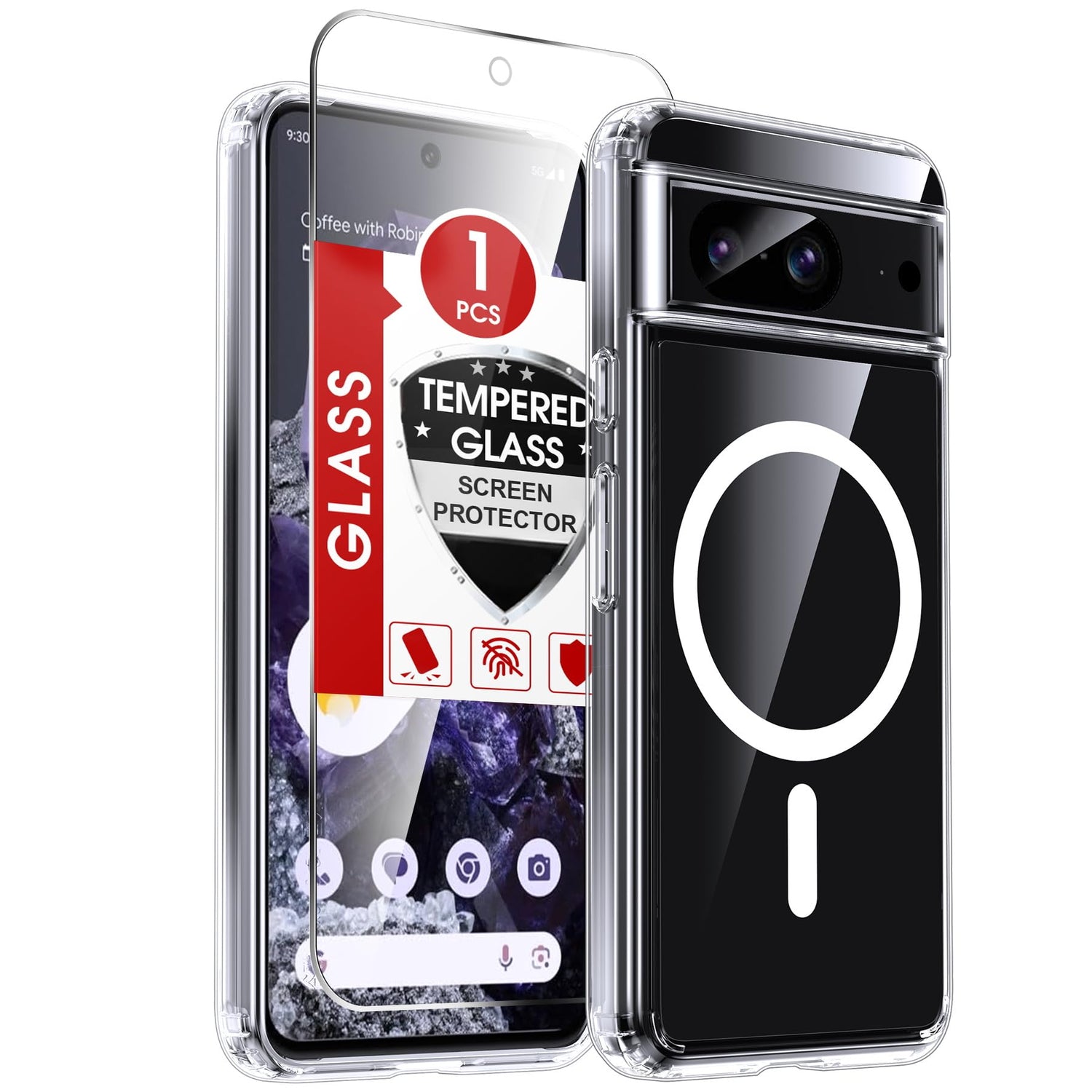 LeYi for Samsung Galaxy A37-5G Phone Case [Magnet Fit] Slim Frosted, Black