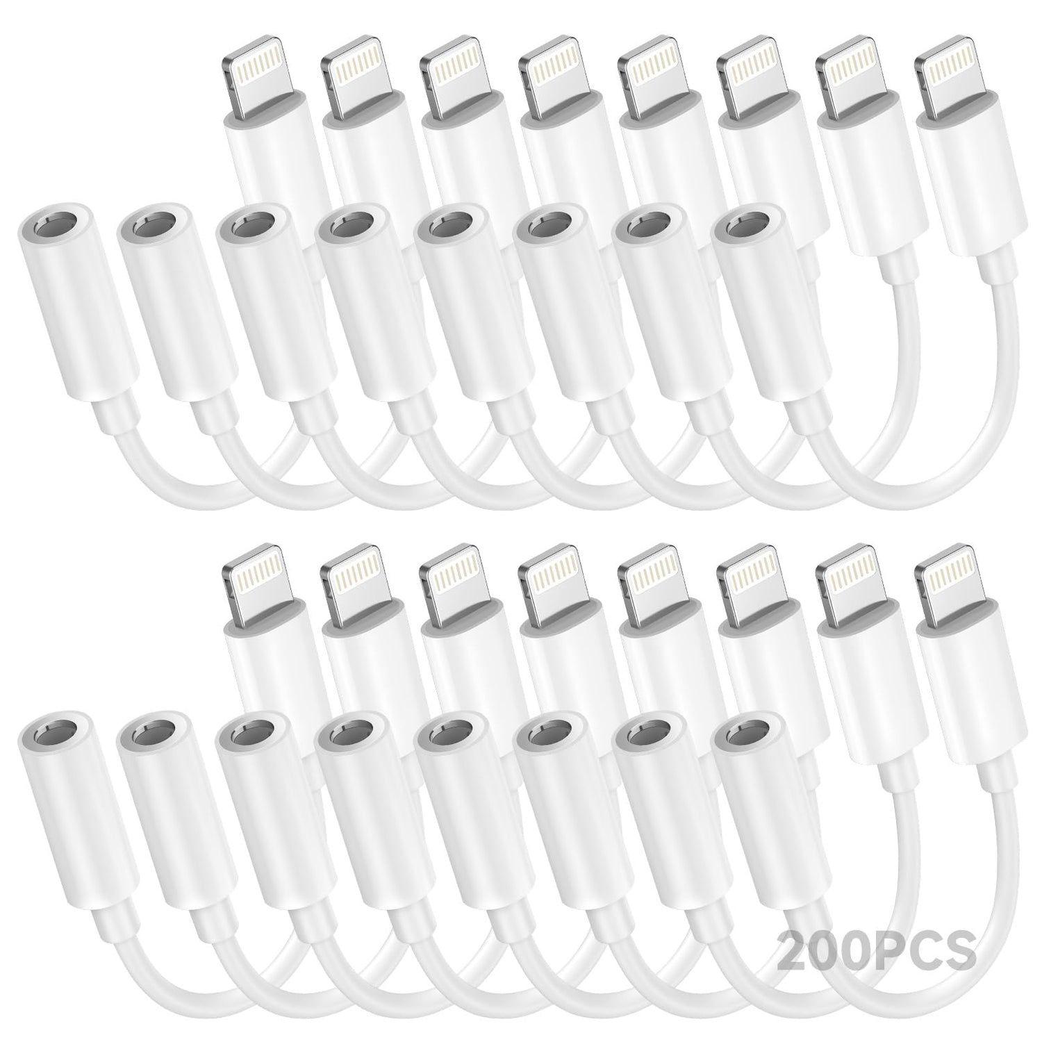 [Apple MFi Certified] 2 Pack Lightning to 3.5 mm Headphone Jack Adapter, iPhone Aux Adapter Converter Dongle Audio Cable Compatible with iPhone 14 13 12 11 X XS 8 7