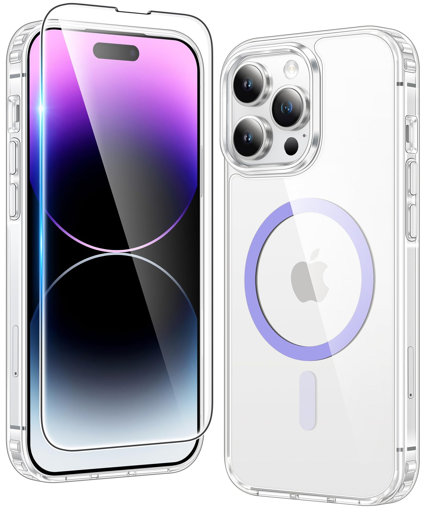 FNTCASE for Motorola Moto G-Power-5G-2026 Case: for Moto G Power 2025 Case Clear Slim Anti Yellowing Cell Phone Cover - Rugged Shockproof Protective Bumper Transparent Phonecase (Clear Magnetic)