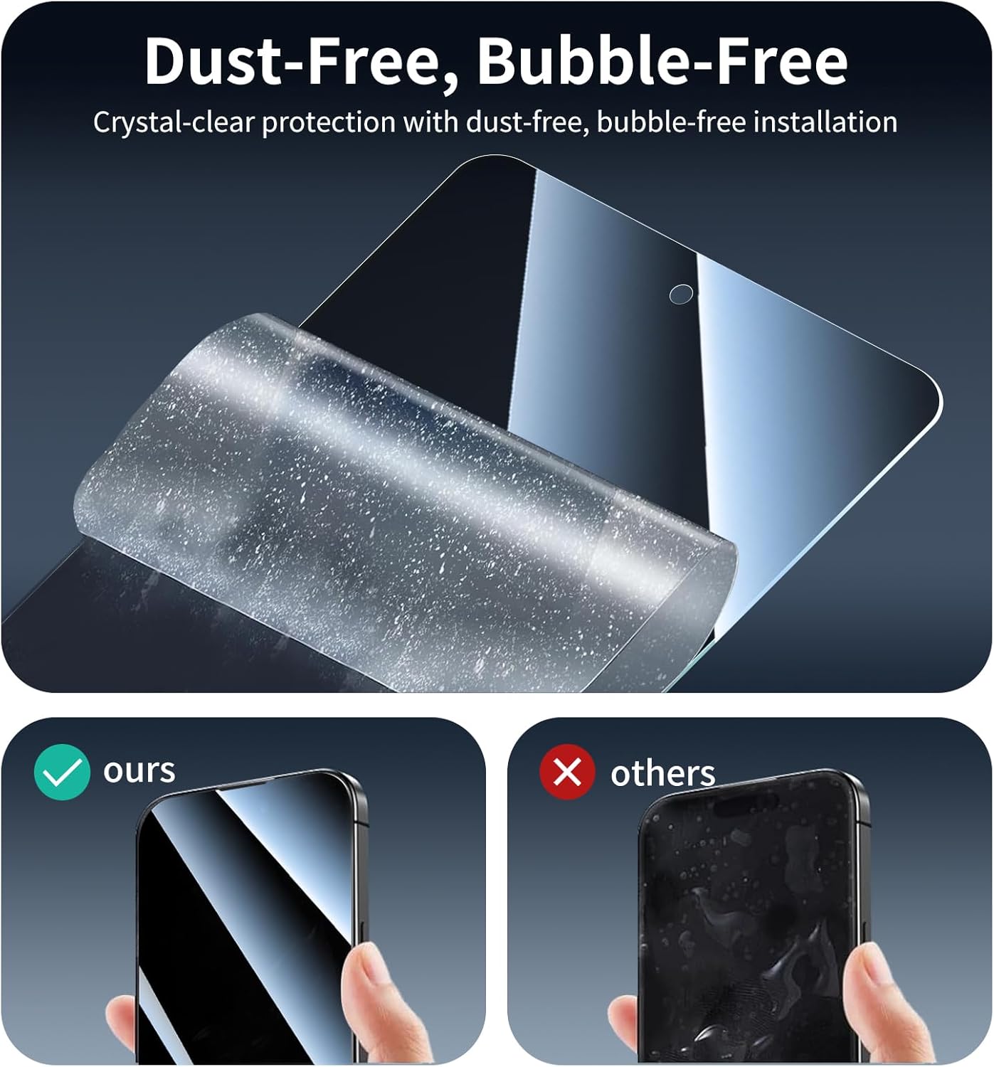 Privacy Screen Protector for Samsung Galaxy S20 FE, Double Shatterproof Anti-Spy Tempered Glass Film, [Impact- Private Protection][Anti-Scratch][9H Hardness]- 3 Pack