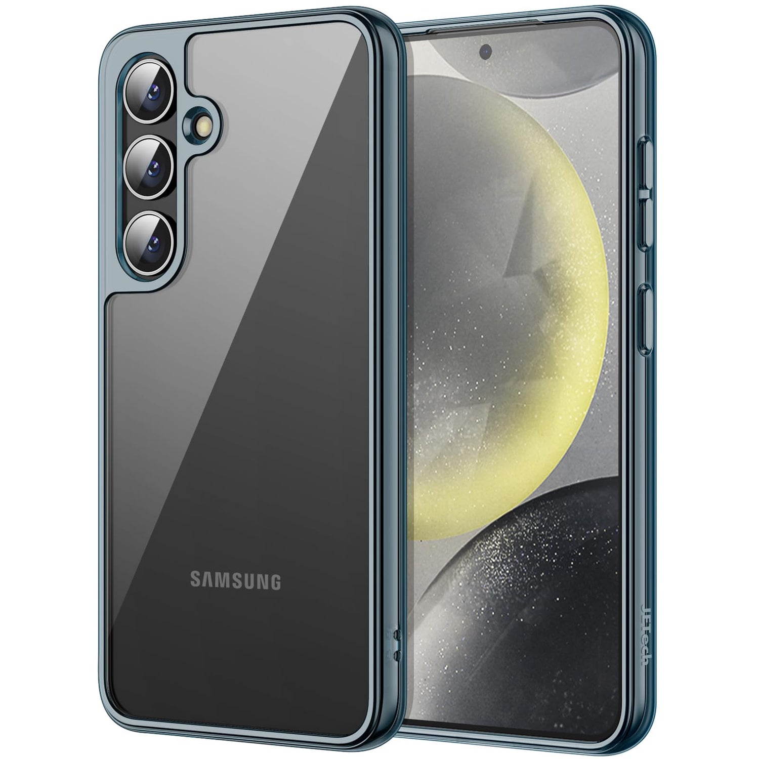 JETech Case for Samsung Galaxy S24 Ultra 5G, Non-Yellowing Shockproof Bumper Protective Phone Cover, Anti-Scratch Hard PC Back (Clear)