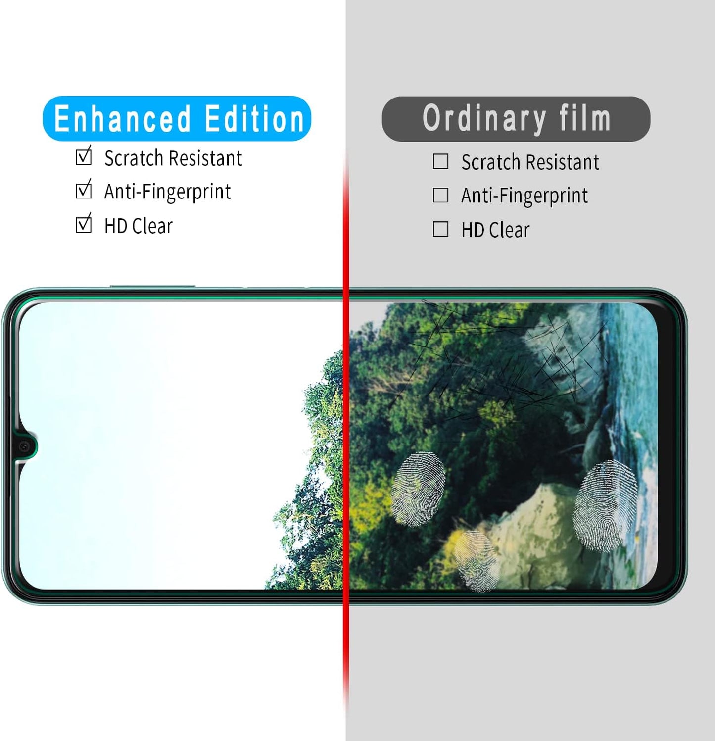 Slanku [3 Pack] Screen Protector for Samsung Galaxy A13 5G Tempered Glass, Anti Scratch, Bubbles Free, Easy to install
