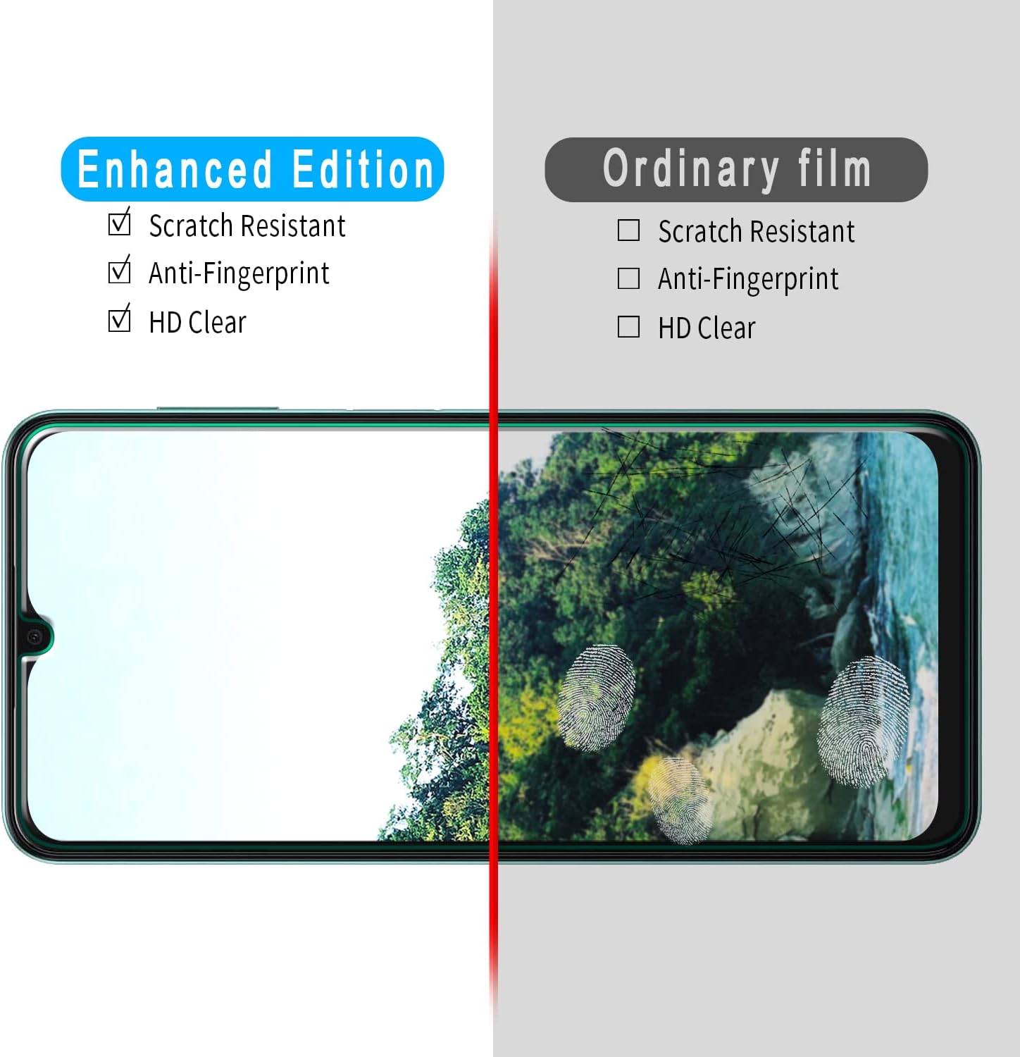 Slanku [3 Pack] Screen Protector for Samsung Galaxy A13 5G Tempered Glass, Anti Scratch, Bubbles Free, Easy to install
