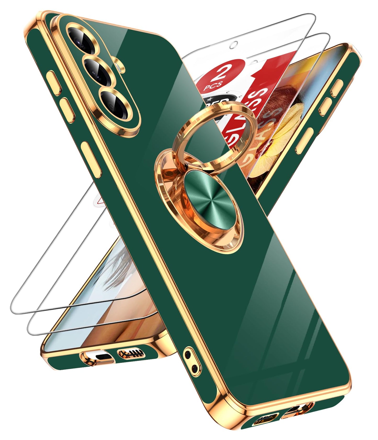 LeYi for Galaxy A37 5G Phone Case with 360°Rotatable Magnetic Kickstand