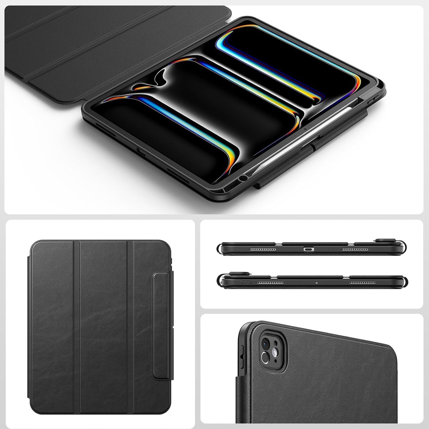 SPARIN Magnetic Case for iPad Pro 13 Inch M5/M4 [2025/2024 8th/7th Gen]