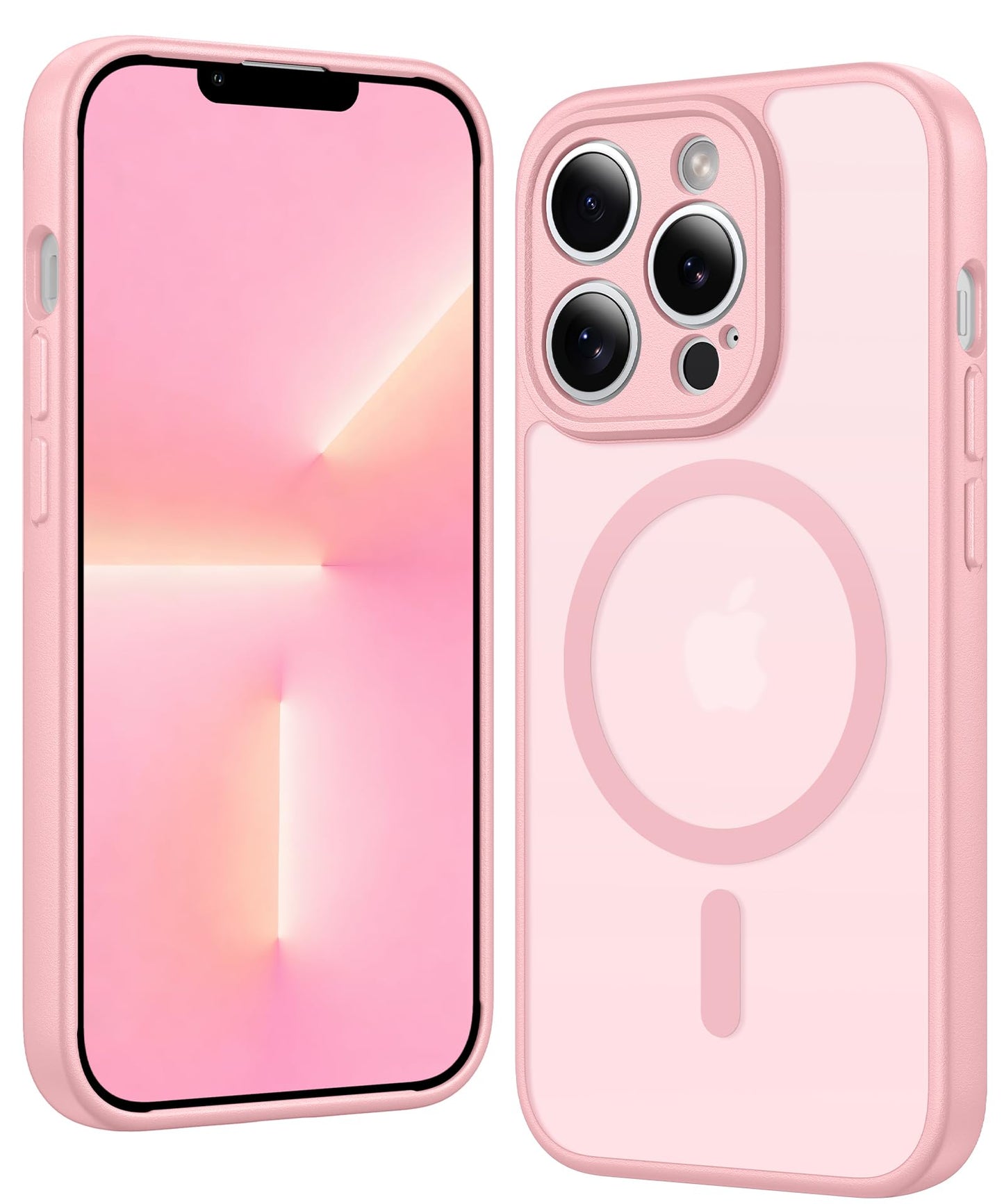 FNTCASE for iPhone 17 Case Clear: Magnetic Phone Cases with Screen Protector Drop Proof Compatible with Magsafe Slim Anti Yellowing Rugged Shockproof Protective Transparent Cell Cover (A-Clear)