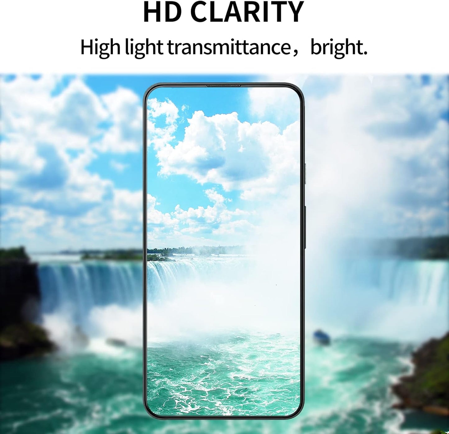 4 Pack Glass Screen Protector Compatible for Samsung Galaxy A25 5G / SM-A256E [9H Hardness]-HD Screen Tempered Glass, Scratch Resistant,Easy Install [Case Friendly]