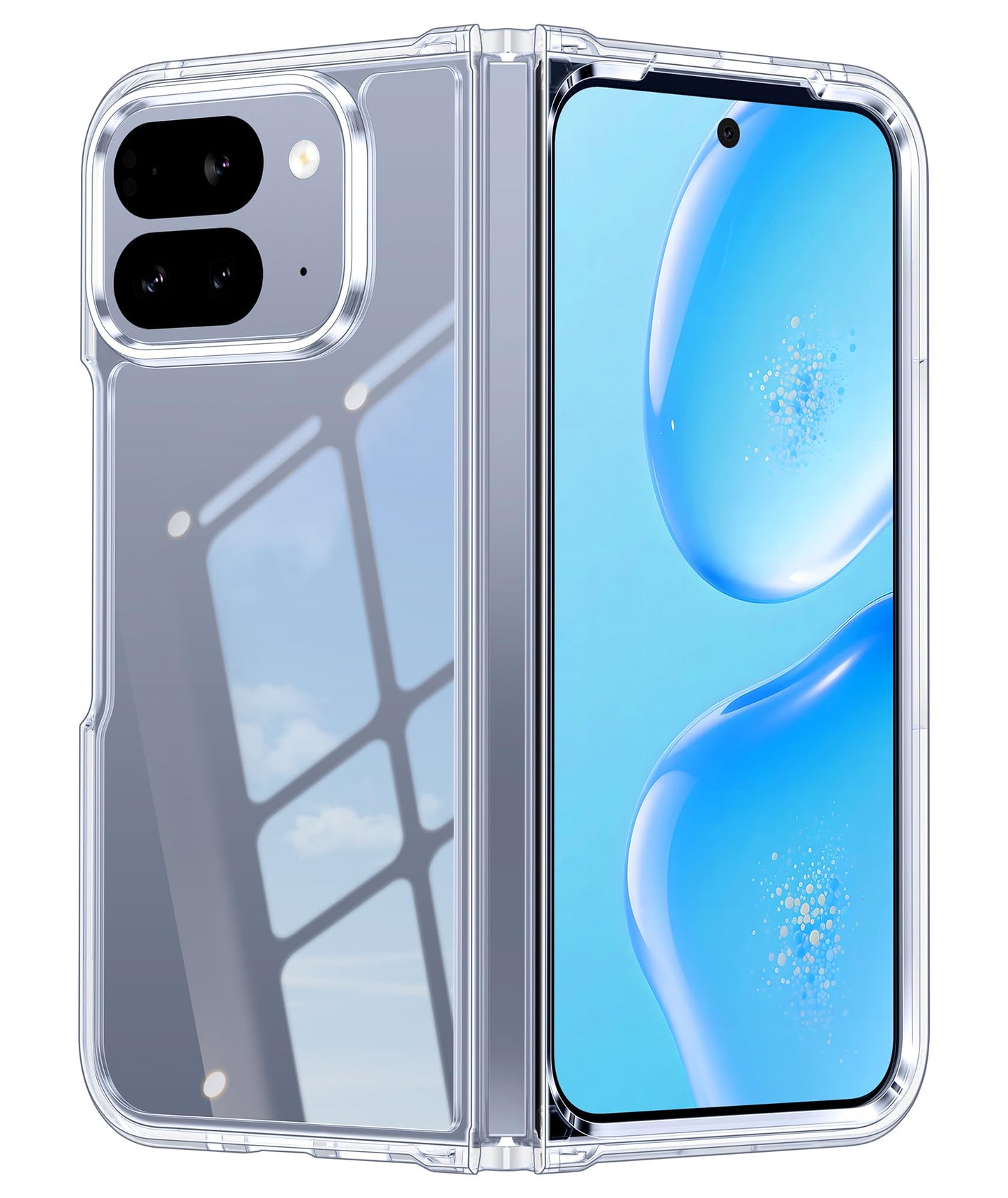 FNTCASE for Motorola Moto G-Power-5G-2026 Case: for Moto G Power 2025 Case Clear Slim Anti Yellowing Cell Phone Cover - Rugged Shockproof Protective Bumper Transparent Phonecase (Clear Magnetic)