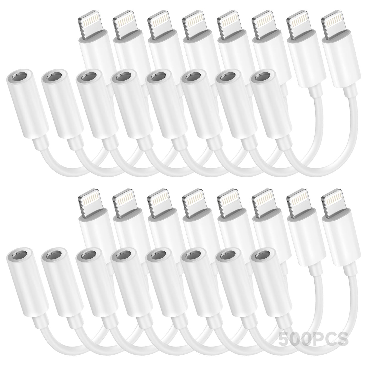 [Apple MFi Certified] 2 Pack Lightning to 3.5 mm Headphone Jack Adapter, iPhone Aux Adapter Converter Dongle Audio Cable Compatible with iPhone 14 13 12 11 X XS 8 7