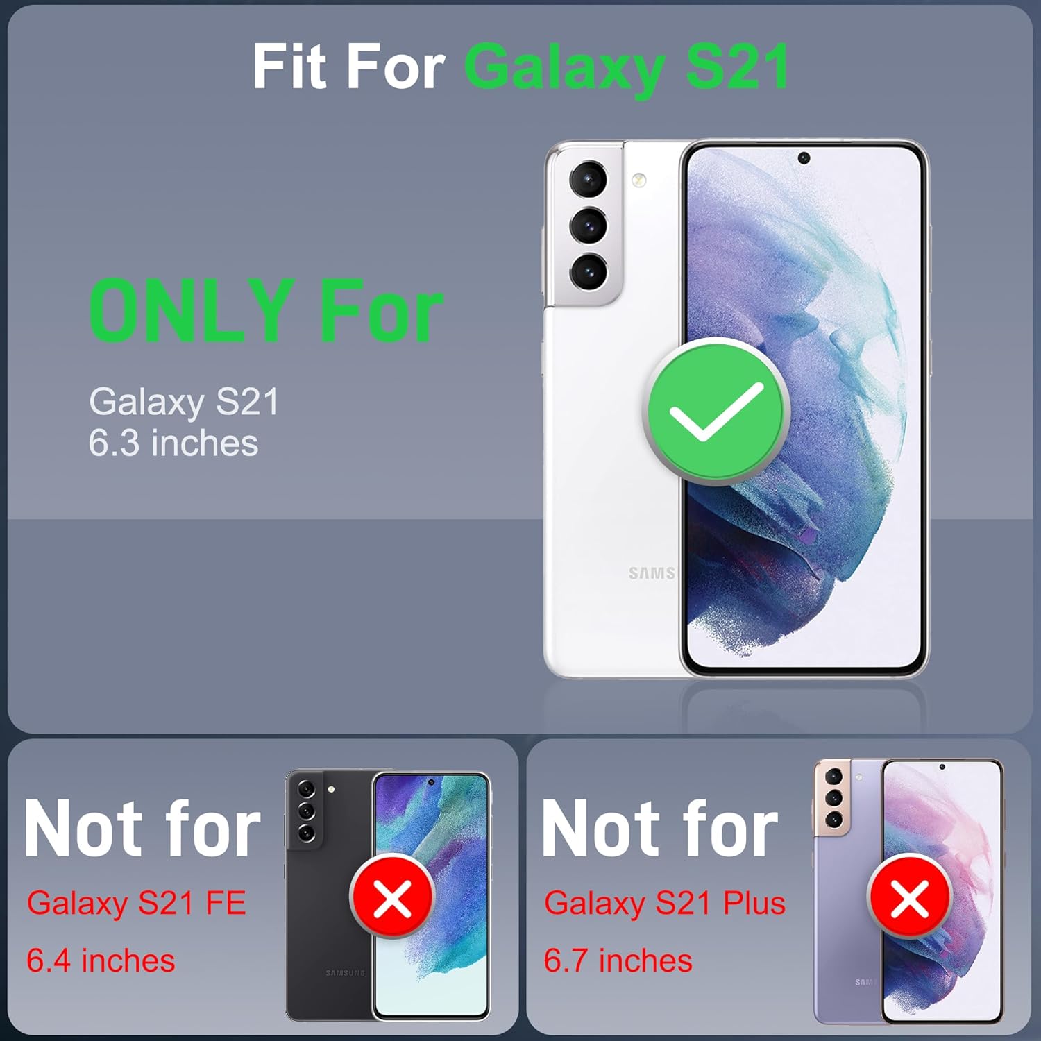 ATUMP for Samsung Galaxy S21 Case with [2 Pack] HD Screen Protector & Slide Camera Cover, 360° Rotation Ring Kickstand [Military Grade] Shockproof Protective Case for Galaxy S21 5G 6.2inch, Black