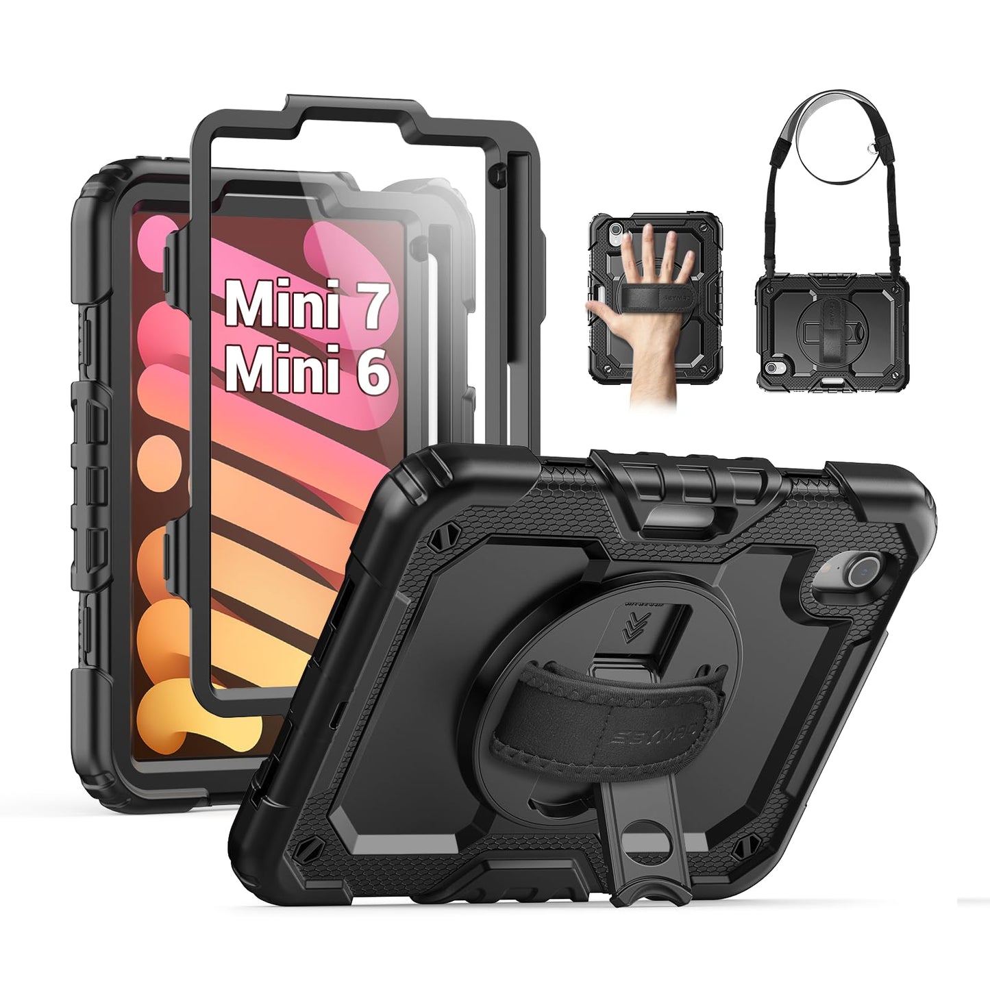 SEYMAC Case for iPad Pro 13 Inch M5 / M4 (2025/2024), Black