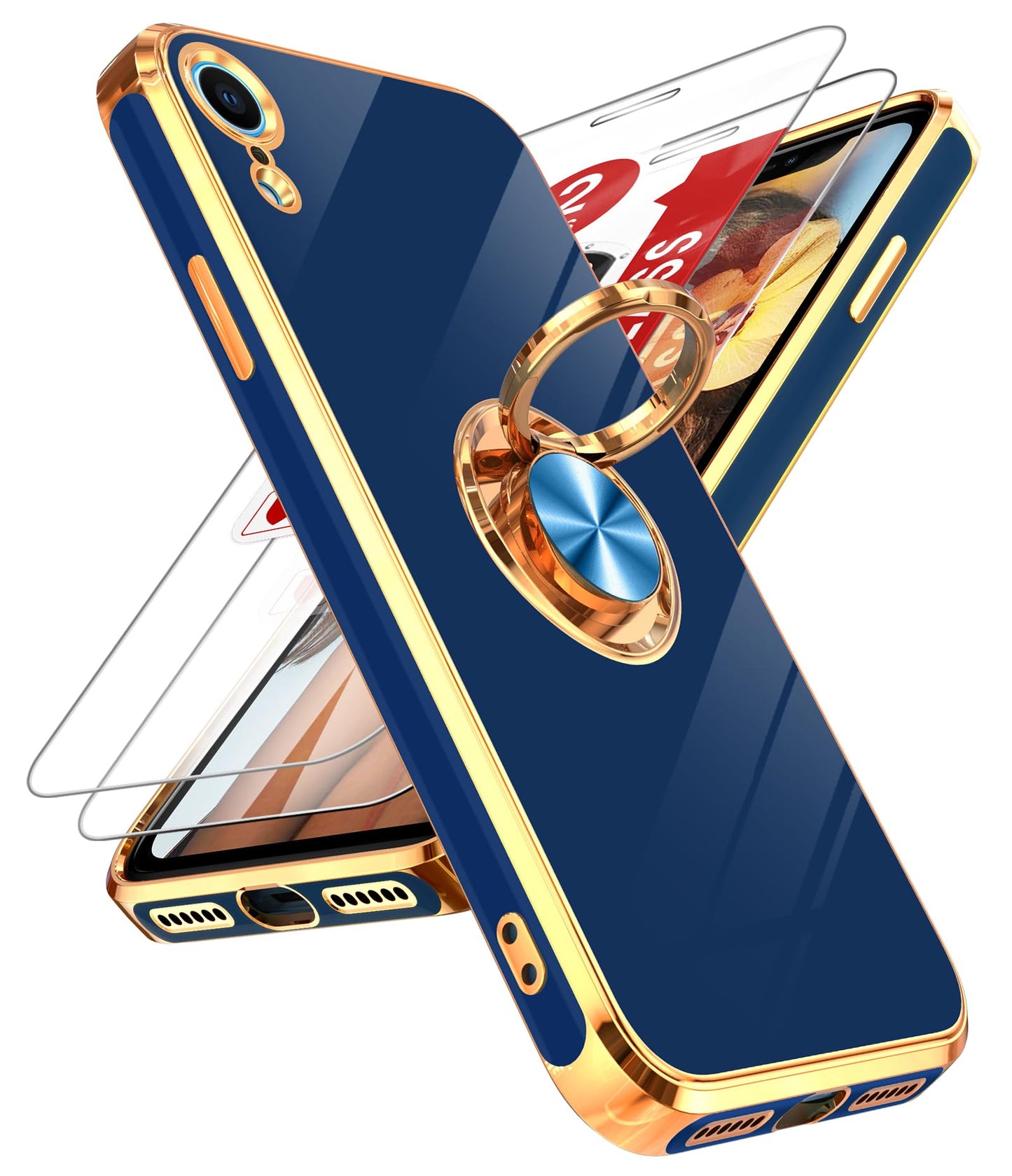 LeYi for Galaxy A37 5G Phone Case with 360°Rotatable Magnetic Kickstand