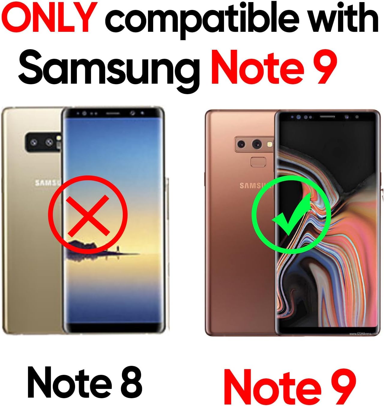 LeYi for Galaxy-Note-9-Case: [𝐍𝐨𝐭 𝐅𝐢𝐭 𝐍𝐨𝐭𝐞 𝟖] Samsung Note 9 Phone Case with [2 Pcs] Screen Protectors for Men, [Military-Grade] Phone Cover with Kickstand for Samsung Galaxy Note 9, Blue
