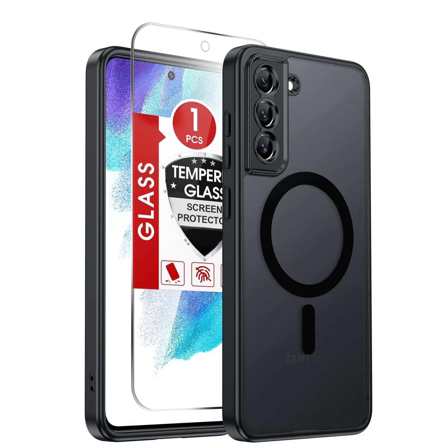 LeYi for Samsung Galaxy A57-5G Phone Case: MagSafe Fit 2 X Screen Protector