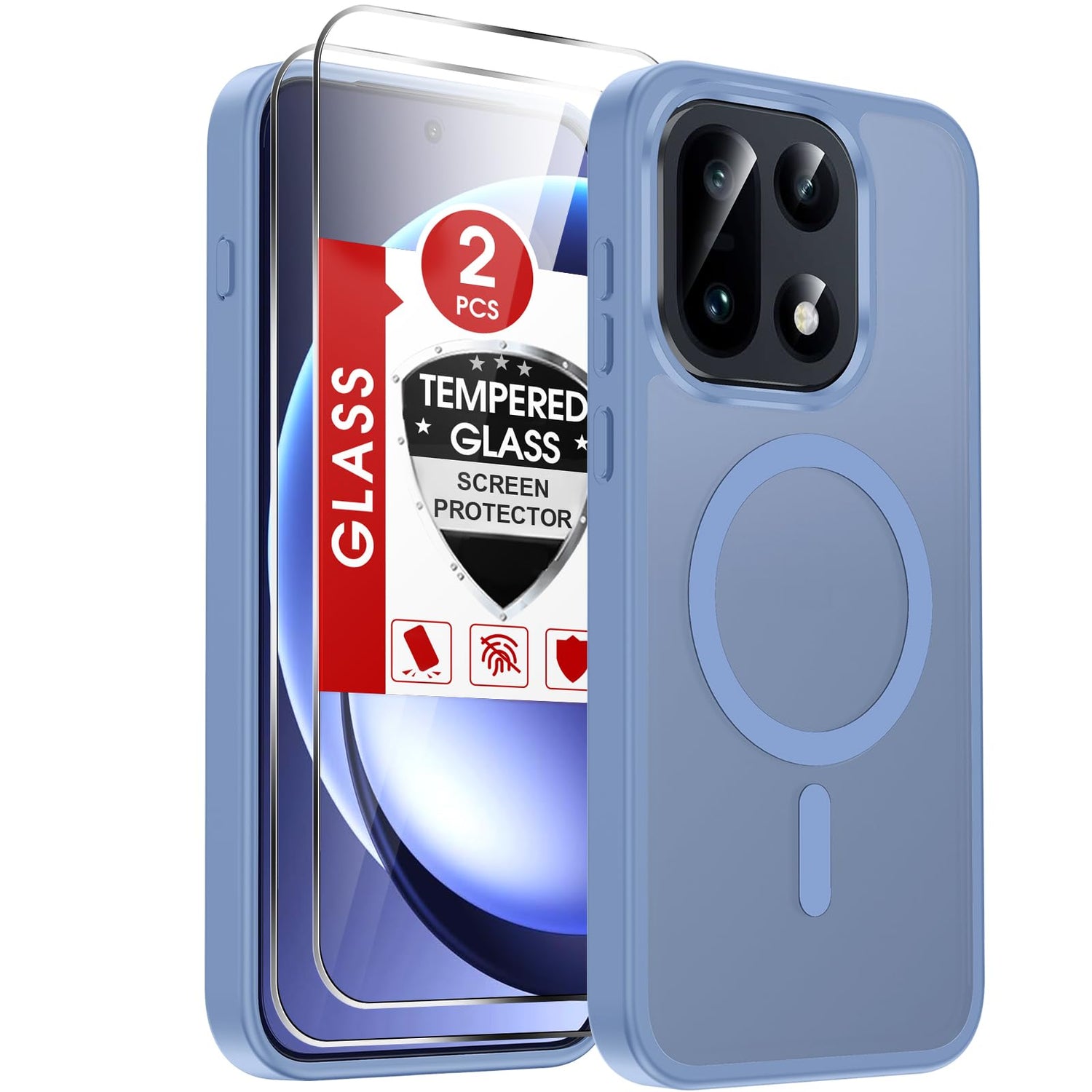 LeYi for Samsung Galaxy A57-5G Phone Case: MagSafe Fit 2 X Screen Protector