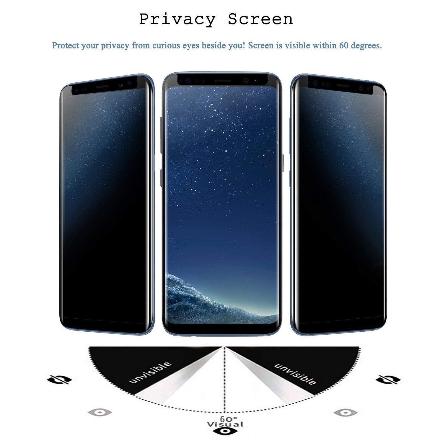 Fotbor 2 Pack for Samsung Galaxy Note 10 Plus Privacy Tempered Glass Screen Protector, 9H Hardness Anti-Scratch Fulll Coverage Case Friendly [Don’t Support Fingerprint Unlock]