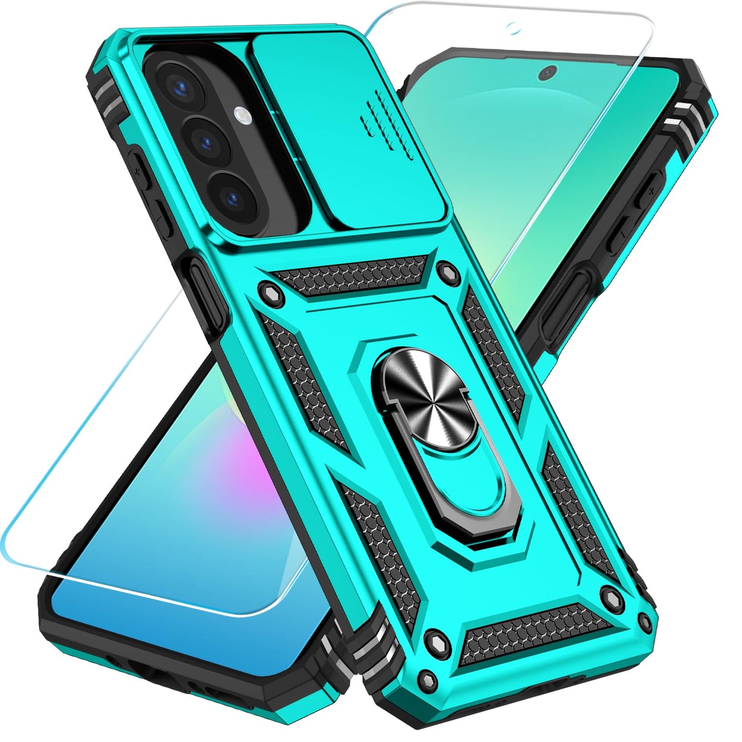 SunStory for Samsung Galaxy A26 5G Phone Case with Rotated Ring Kickstand
