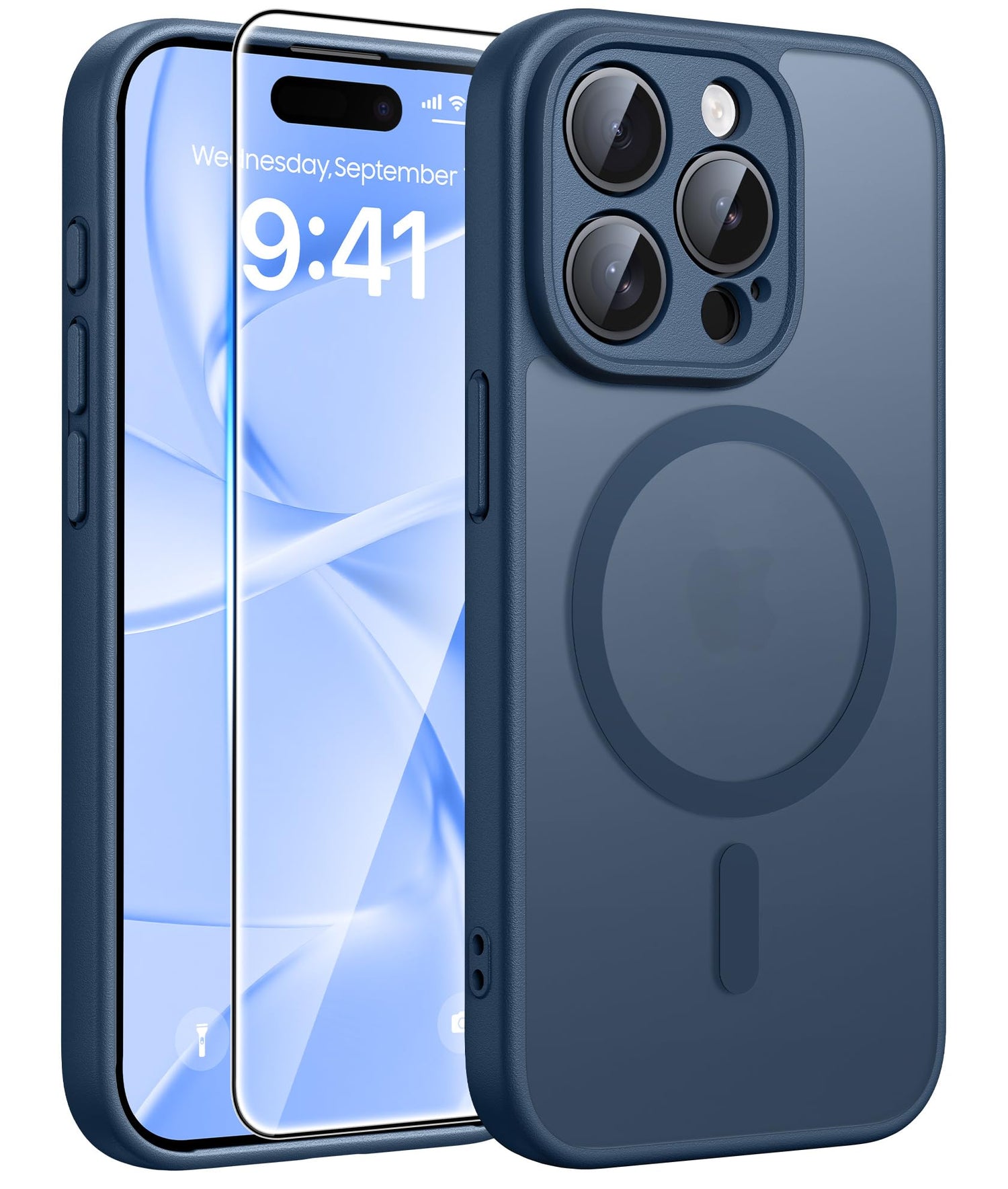 FNTCASE for Motorola Edge 2026 Magnetic Case: [Compatible with Magsafe] Translucent Matte Cases with [Screen Protector] Military Grade Shockproof Protective Phone Cover(6.5 inch/Black)