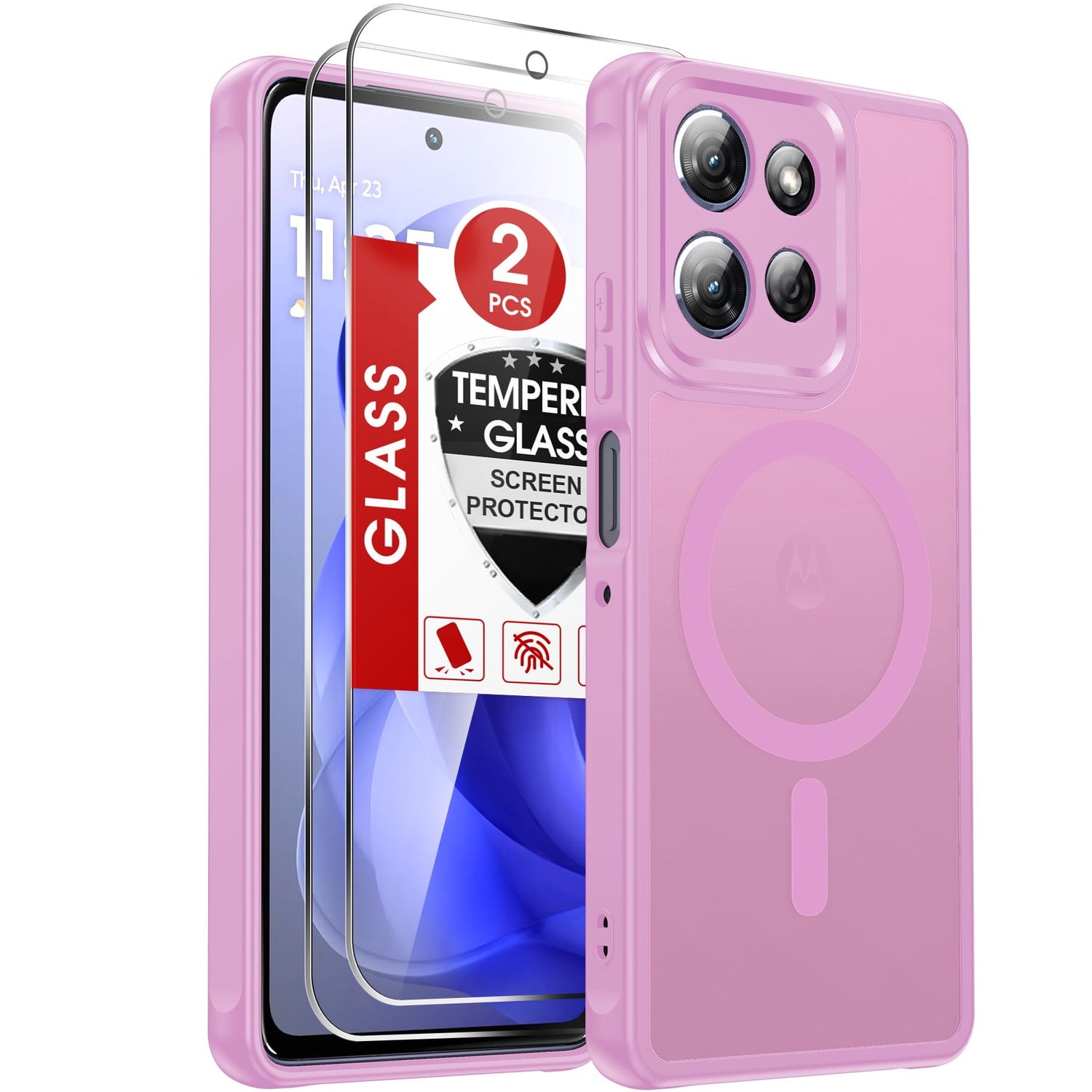 LeYi for Samsung Galaxy A57-5G Phone Case: MagSafe Fit 2 X Screen Protector