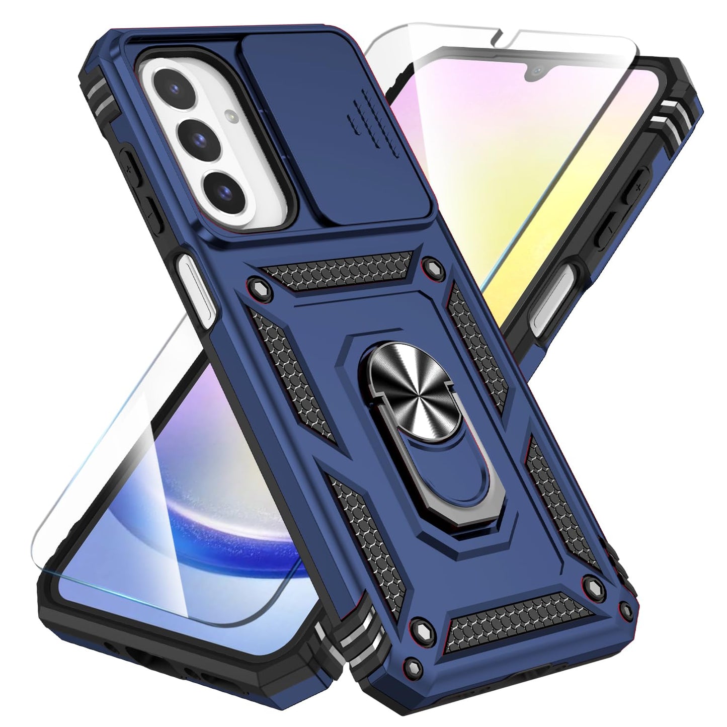 SunStory for Samsung Galaxy A26 5G Phone Case with Rotated Ring Kickstand
