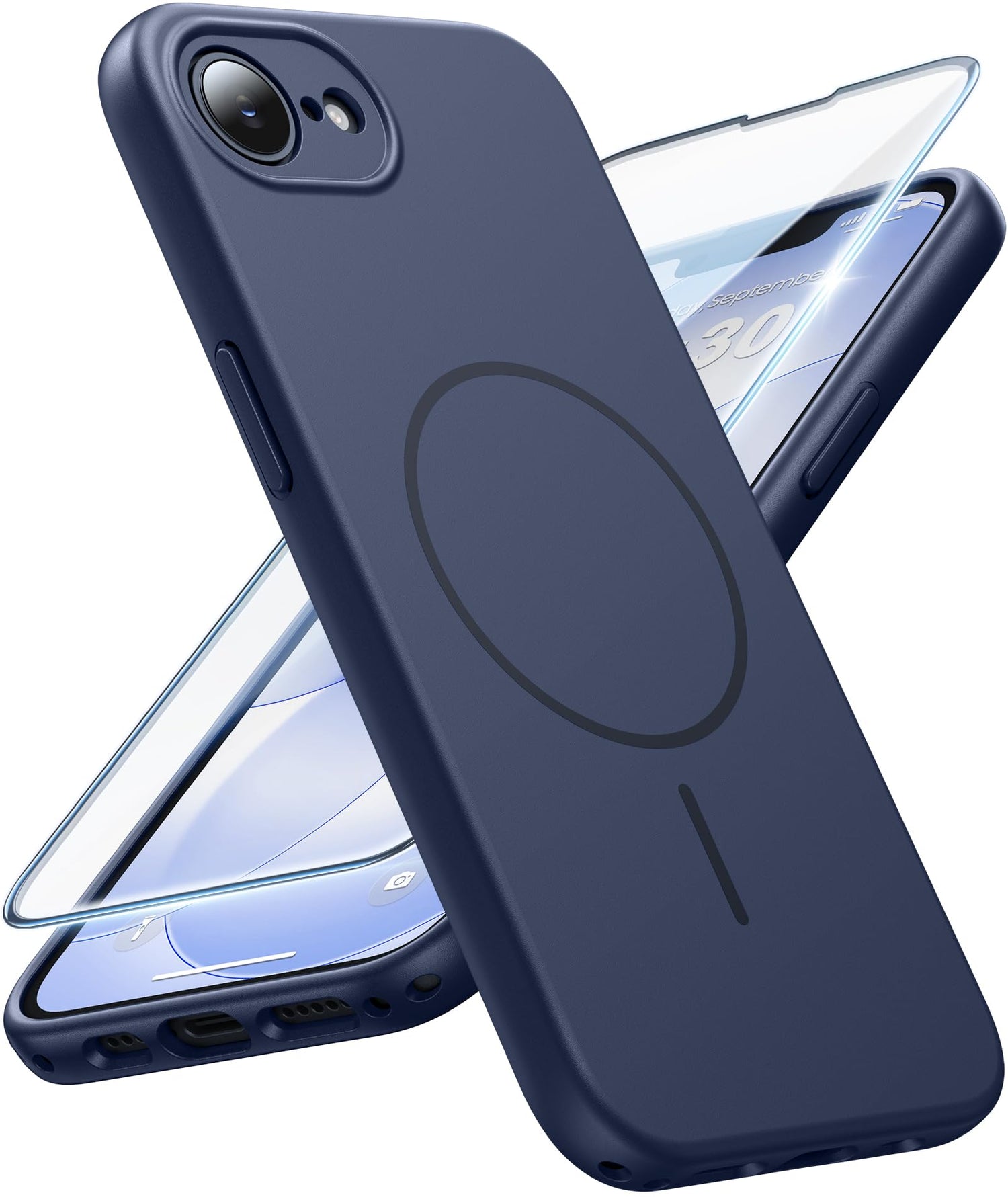 FNTCASE for Motorola Edge 2026 Case: Moto Edge 2026 Case with Screen Protector Non-Slip 14FT Military Grade Drop Protection, Shockproof, Slim Fit, Anti-Scratch TPU Matte Phone Cover (Black)