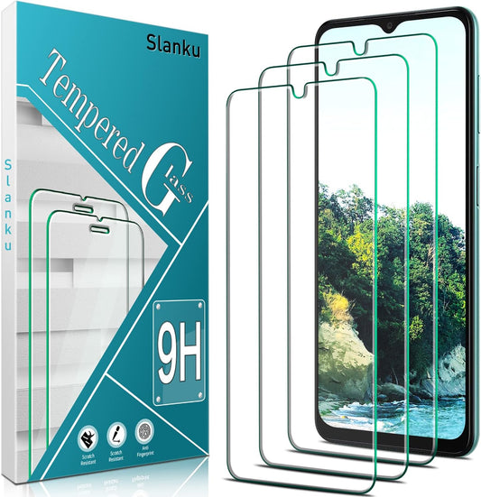 Slanku [3 Pack] Screen Protector for Samsung Galaxy A13 5G Tempered Glass, Anti Scratch, Bubbles Free, Easy to install