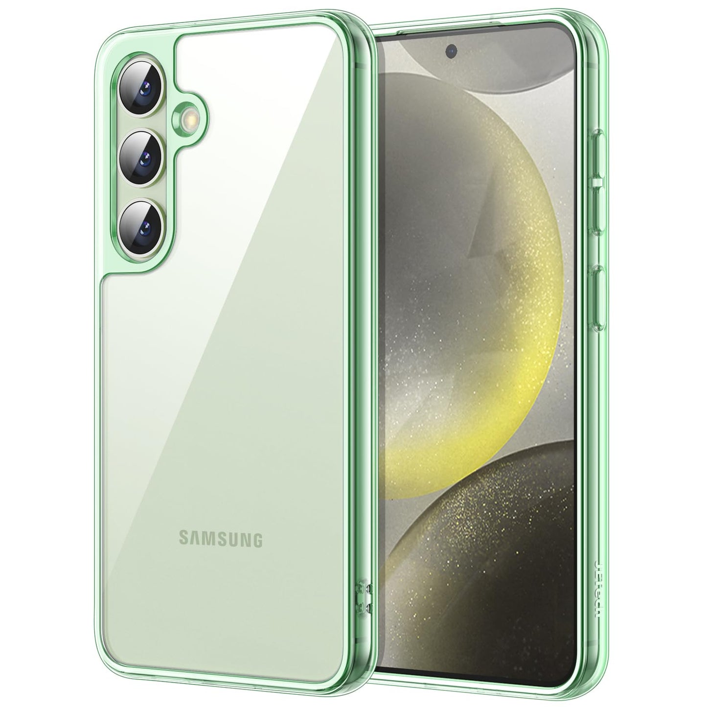 JETech Case for Samsung Galaxy S24 Ultra 5G, Non-Yellowing Shockproof Bumper Protective Phone Cover, Anti-Scratch Hard PC Back (Clear)