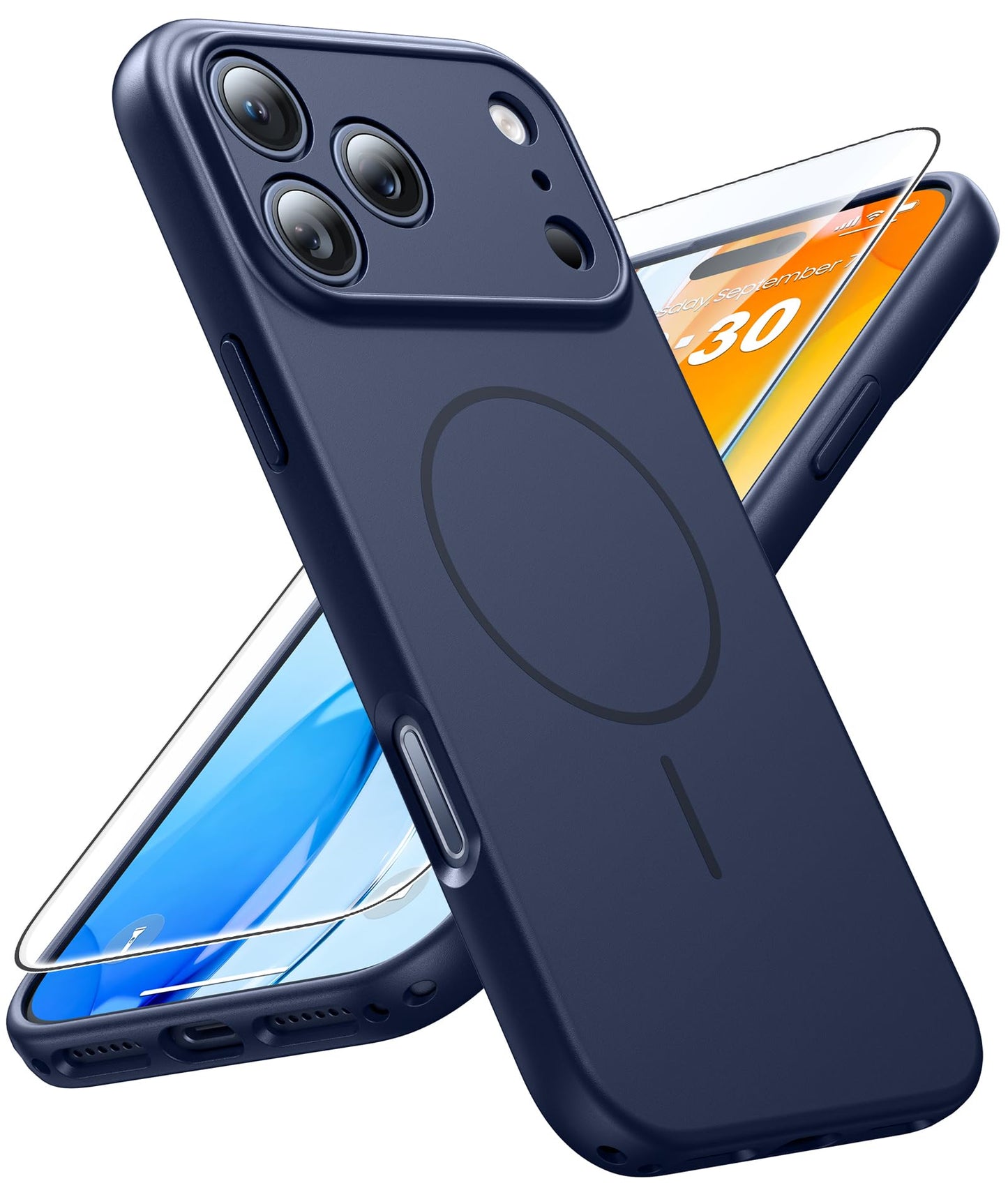 FNTCASE for Motorola Edge 2026 Case: Moto Edge 2026 Case with Screen Protector Non-Slip 14FT Military Grade Drop Protection, Shockproof, Slim Fit, Anti-Scratch TPU Matte Phone Cover (Black)