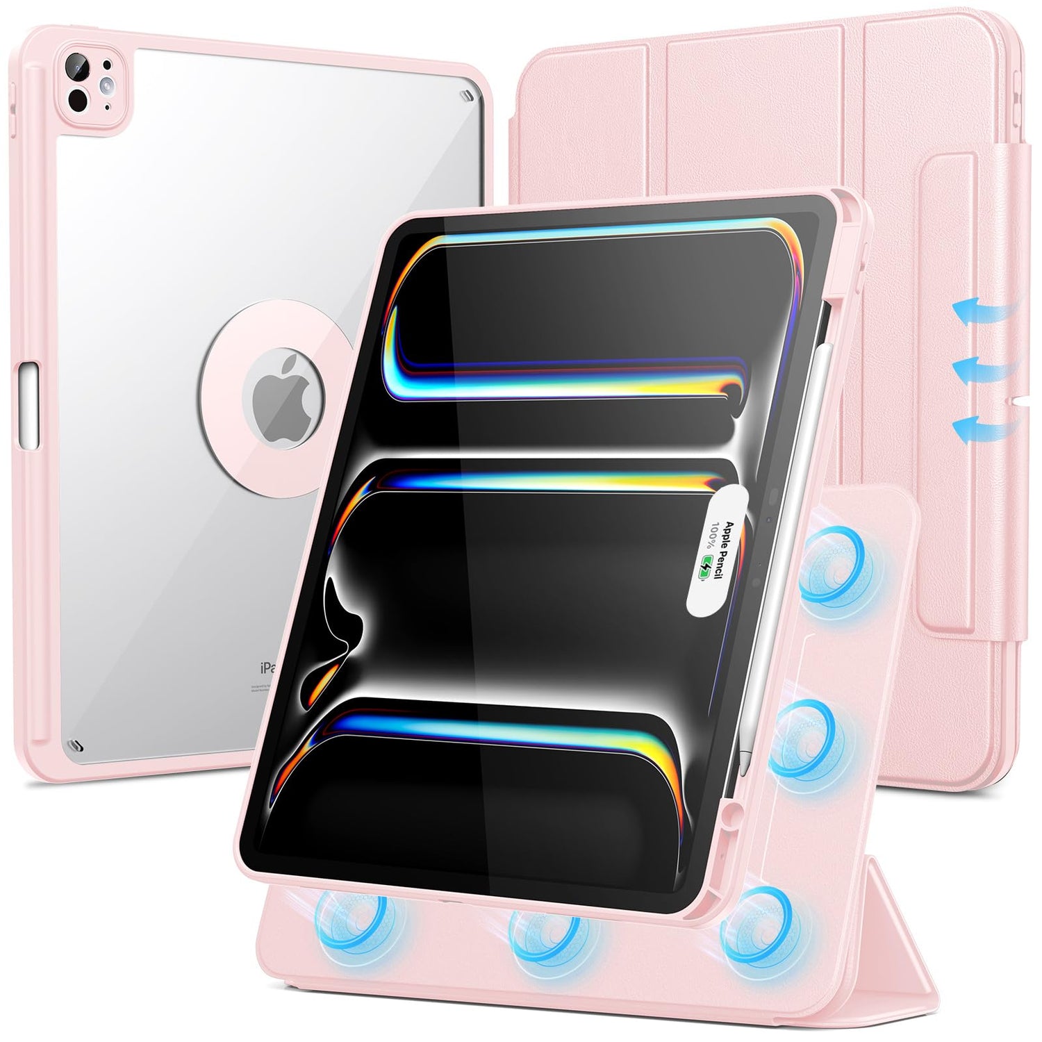 SPARIN Magnetic Case for iPad Pro 13 Inch M5/M4 [2025/2024 8th/7th Gen]