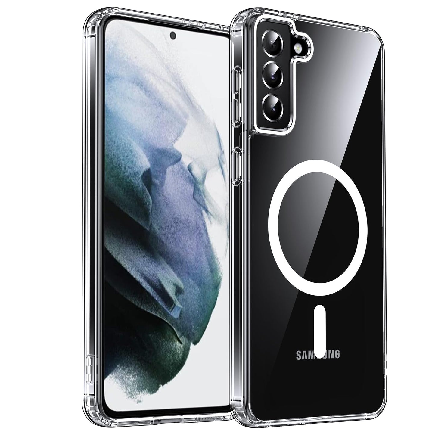 LeYi for Samsung Galaxy A37-5G Phone Case [Magnet Fit] Slim Frosted, Black