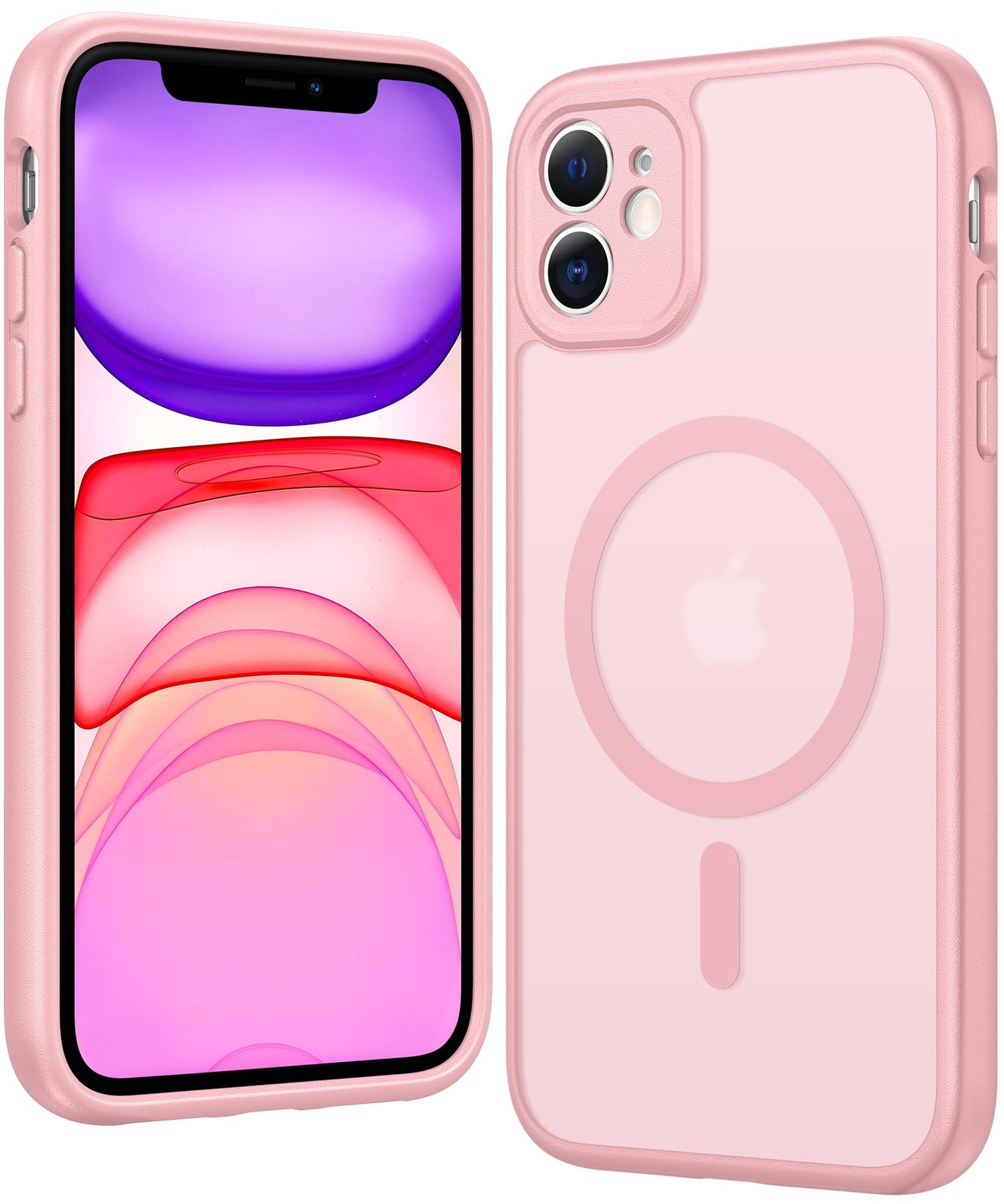 FNTCASE for iPhone 17 Case Clear: Magnetic Phone Cases with Screen Protector Drop Proof Compatible with Magsafe Slim Anti Yellowing Rugged Shockproof Protective Transparent Cell Cover (A-Clear)