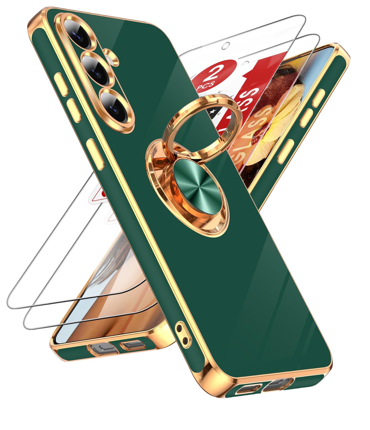 LeYi for Galaxy A37 5G Phone Case with 360°Rotatable Magnetic Kickstand